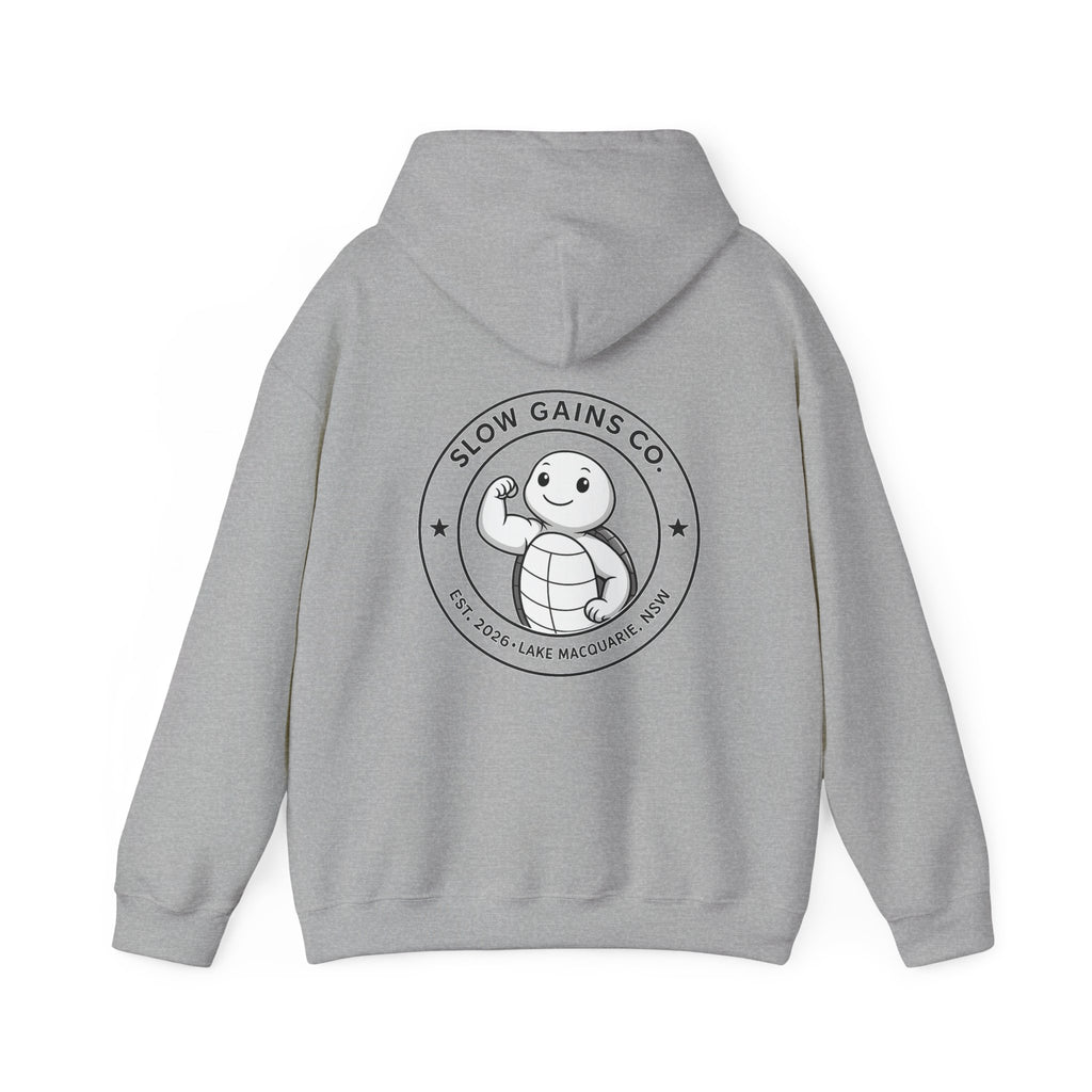 Slow Gains Co. - Gym & Lifestyle Hoodie - Logo
