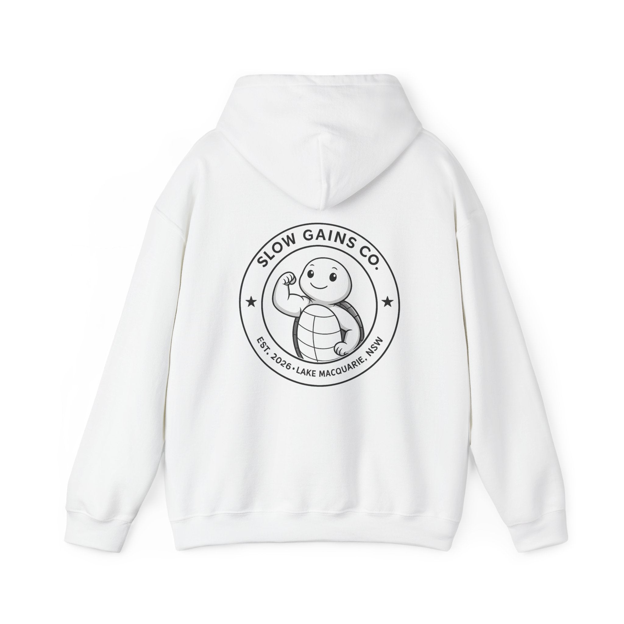 Slow Gains Co. - Gym & Lifestyle Hoodie - Logo