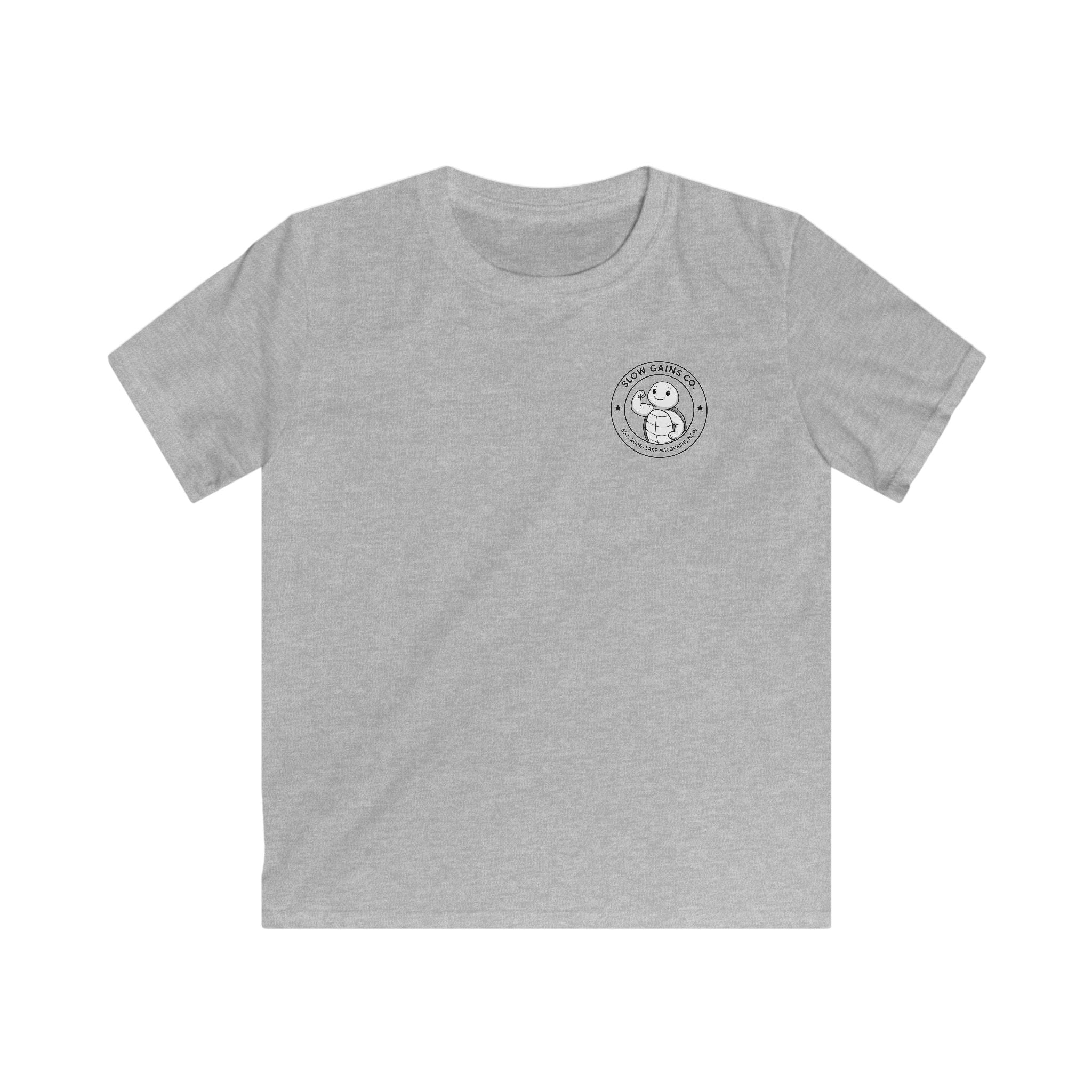 Slow Gains Co. - Kids Gym & Lifestyle T-Shirt – Logo Edition
