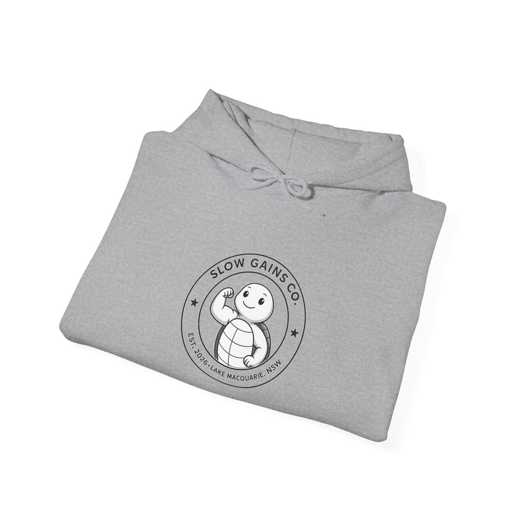 Slow Gains Co. - Gym & Lifestyle Hoodie - Logo