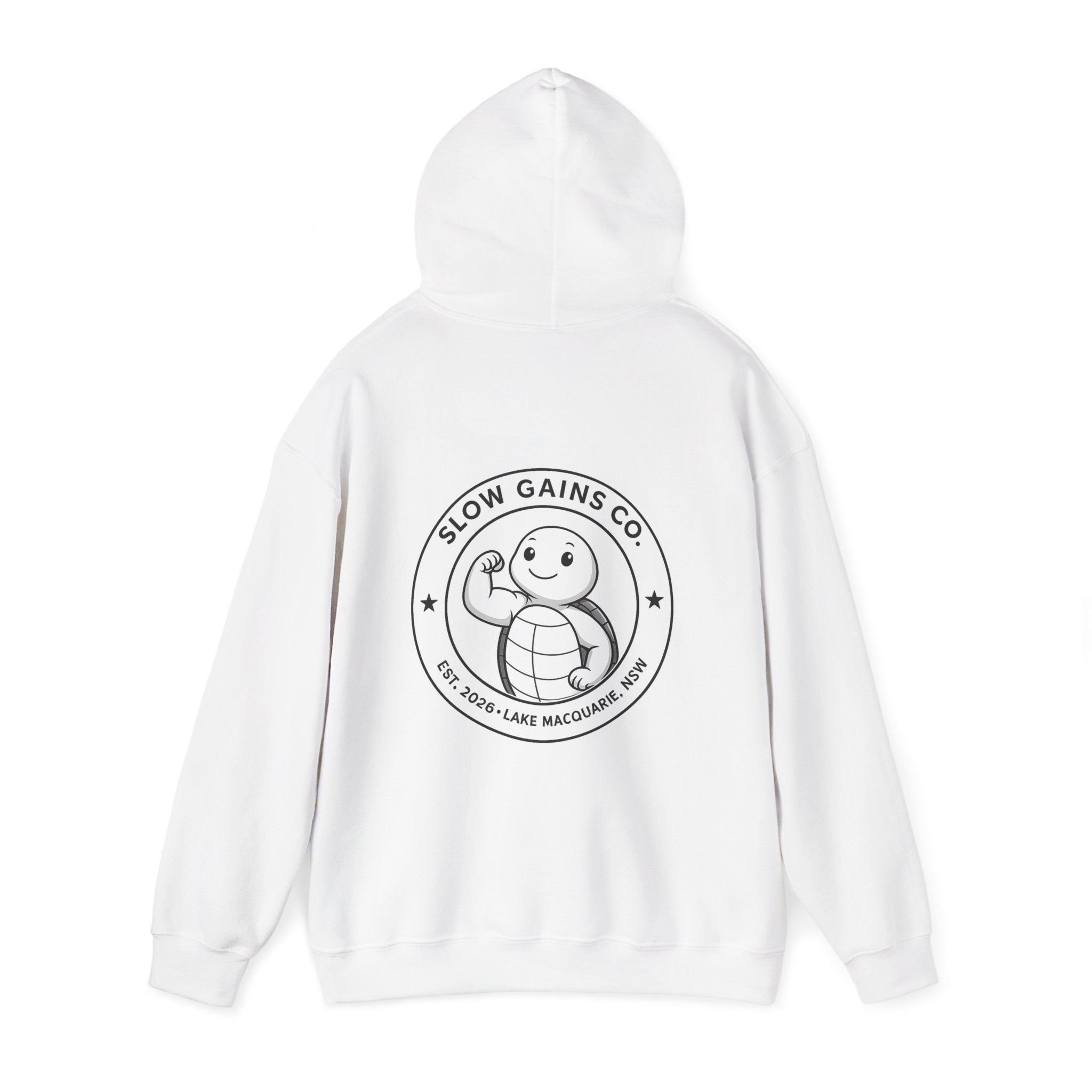 Slow Gains Co. - Gym & Lifestyle Hoodie - Logo