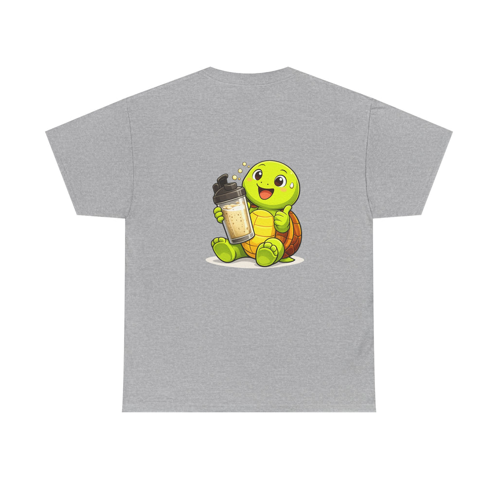 Slow Gains Co Turtle Gym T-Shirt – Casual Fitness Tee - Recovery