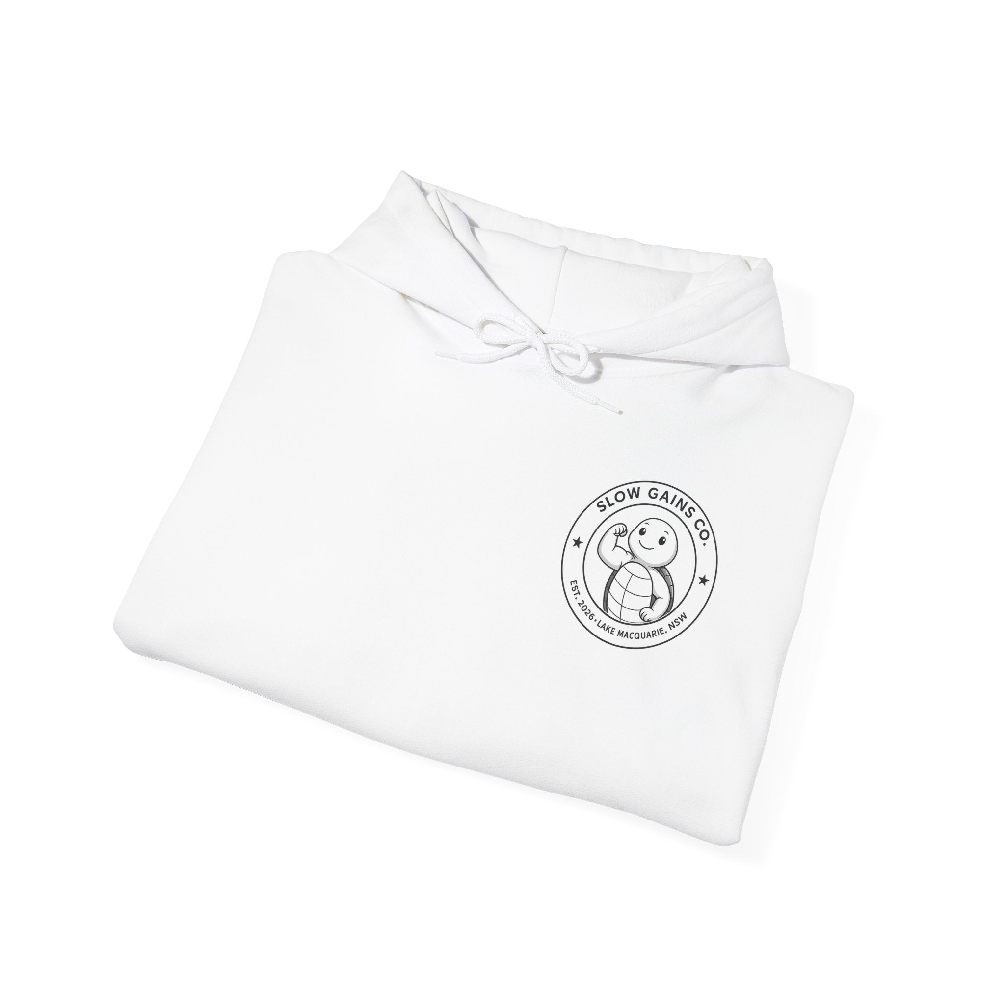 Slow Gains Co. - Gym & Lifestyle Hoodie - Logo
