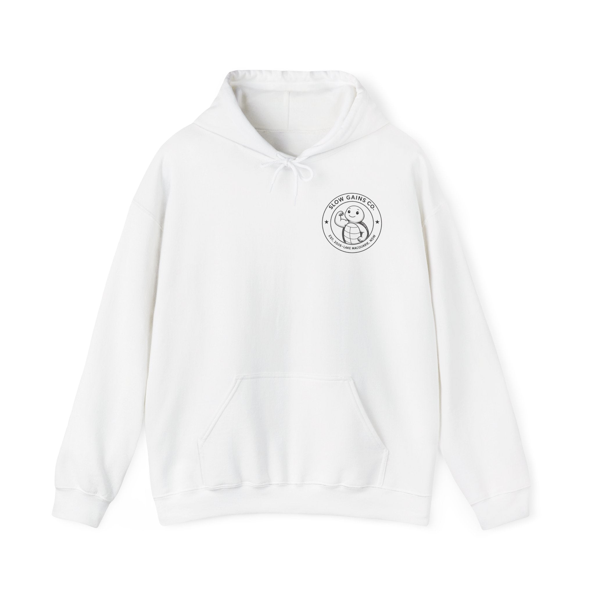 Slow Gains Co. - Gym & Lifestyle Hoodie - Logo