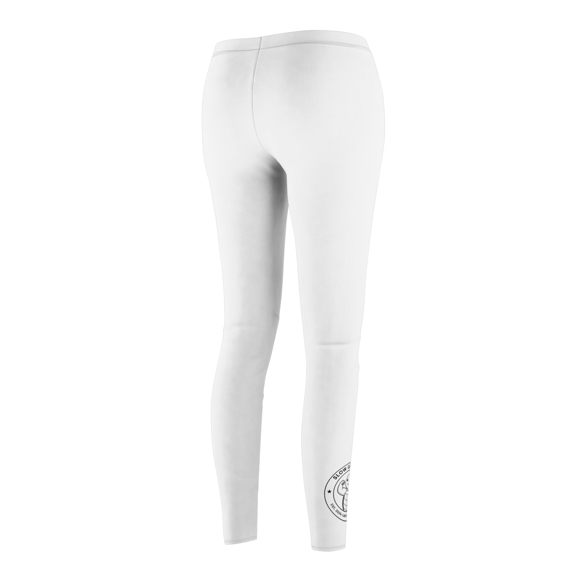 Slow Gains Co. - Women’s High-Waisted Gym Leggings - Logo