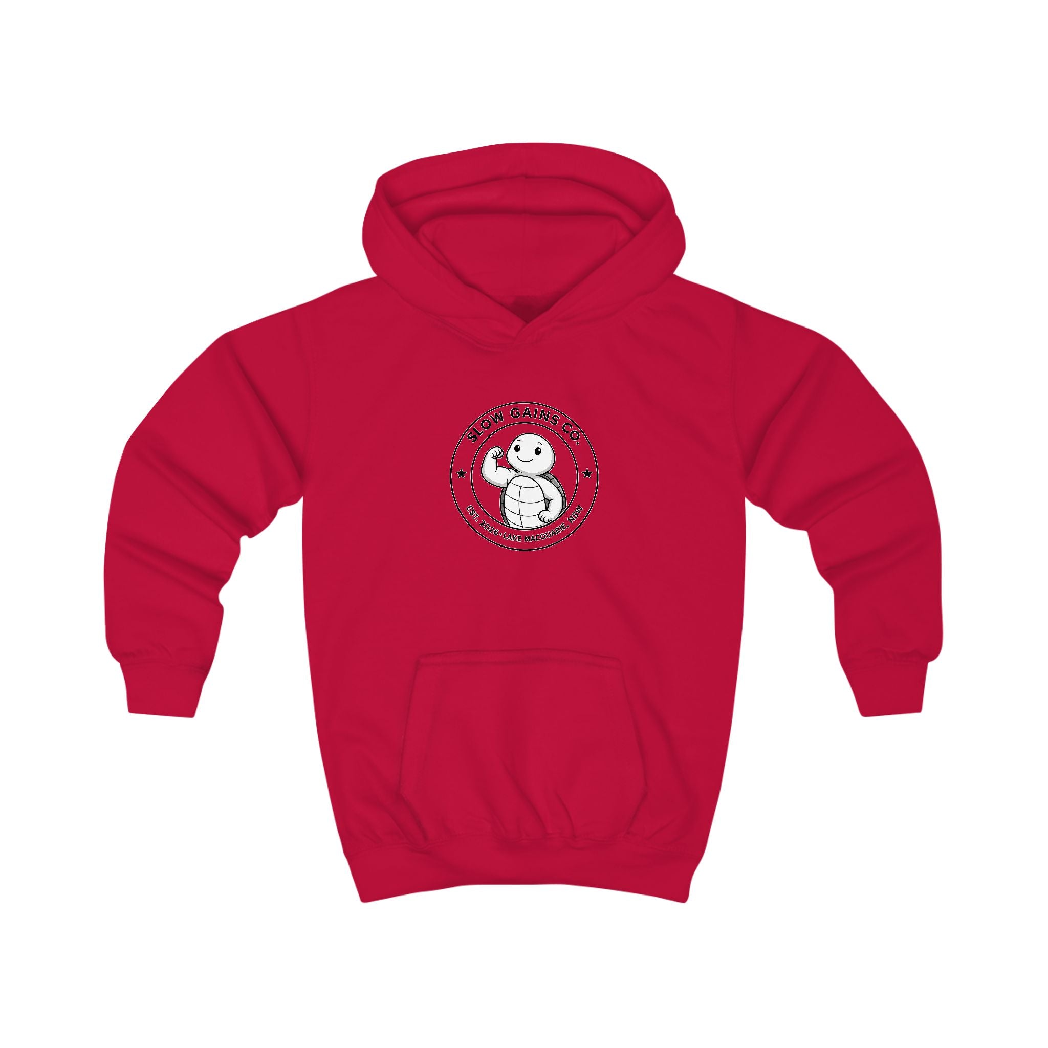 Slow Gains Co. - Kids Gym & Lifestyle Hoodie - Milkshake
