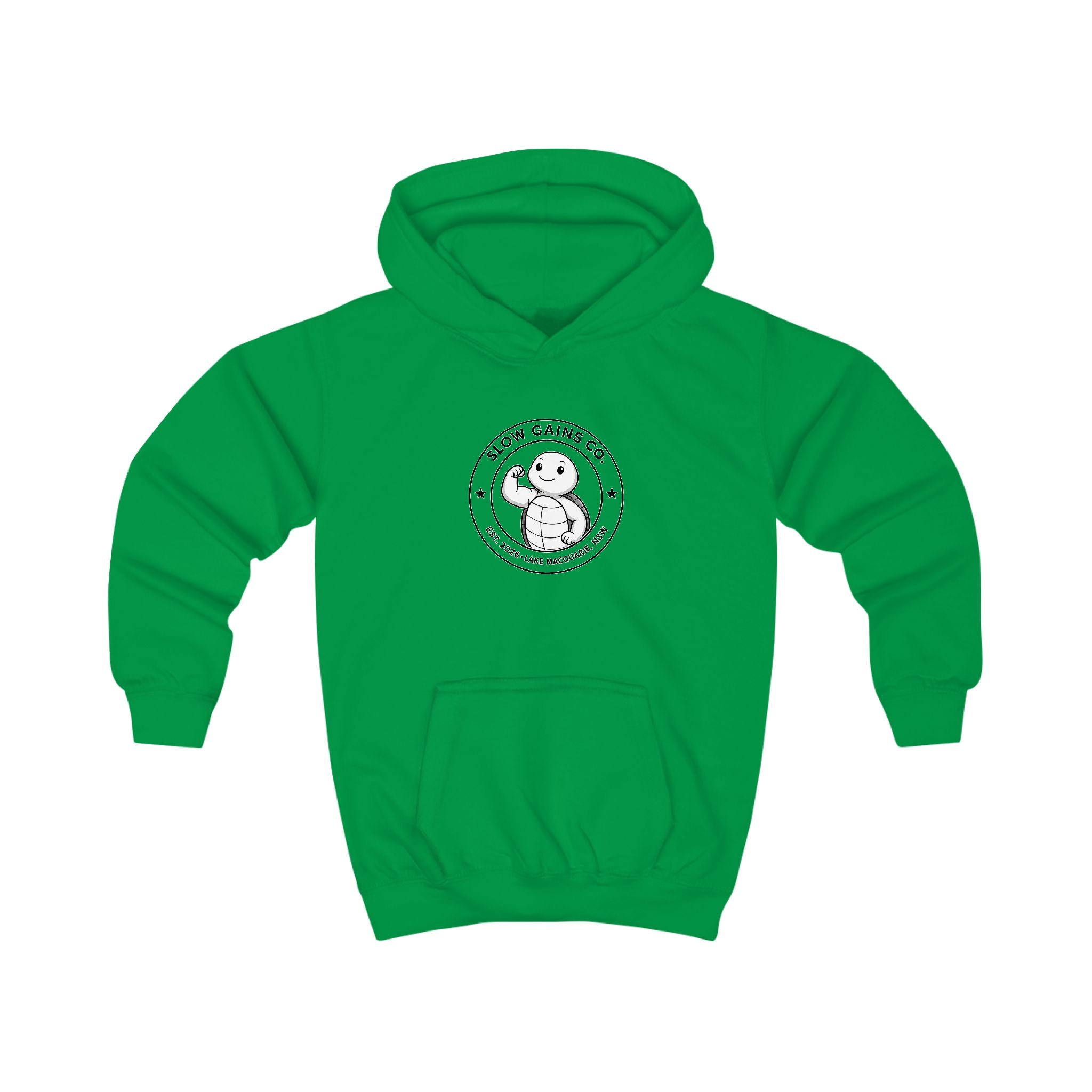 Slow Gains Co. - Kids Gym & Lifestyle Hoodie - Milkshake