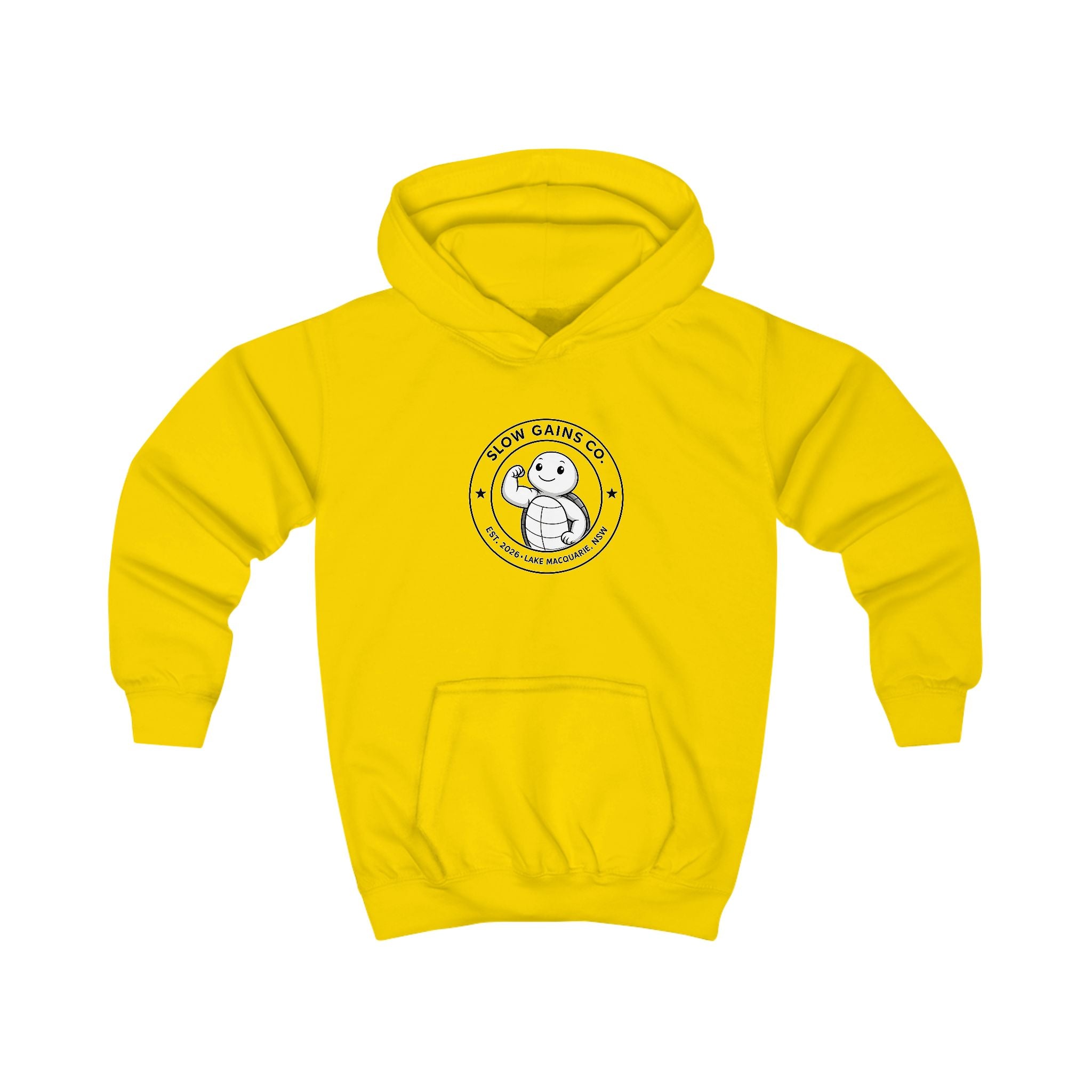 Slow Gains Co. - Kids Gym & Lifestyle Hoodie - Milkshake