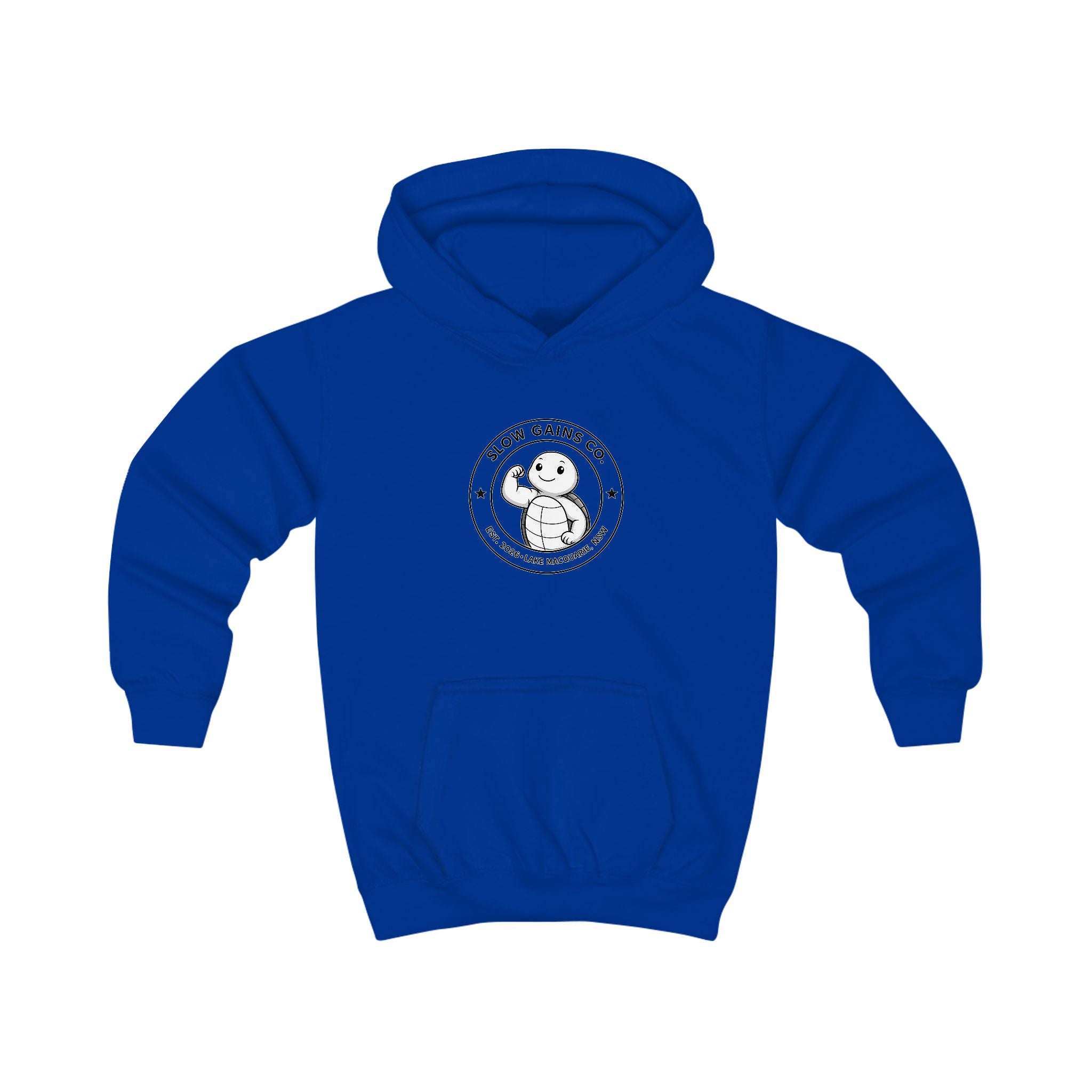 Slow Gains Co. - Kids Gym & Lifestyle Hoodie - Milkshake