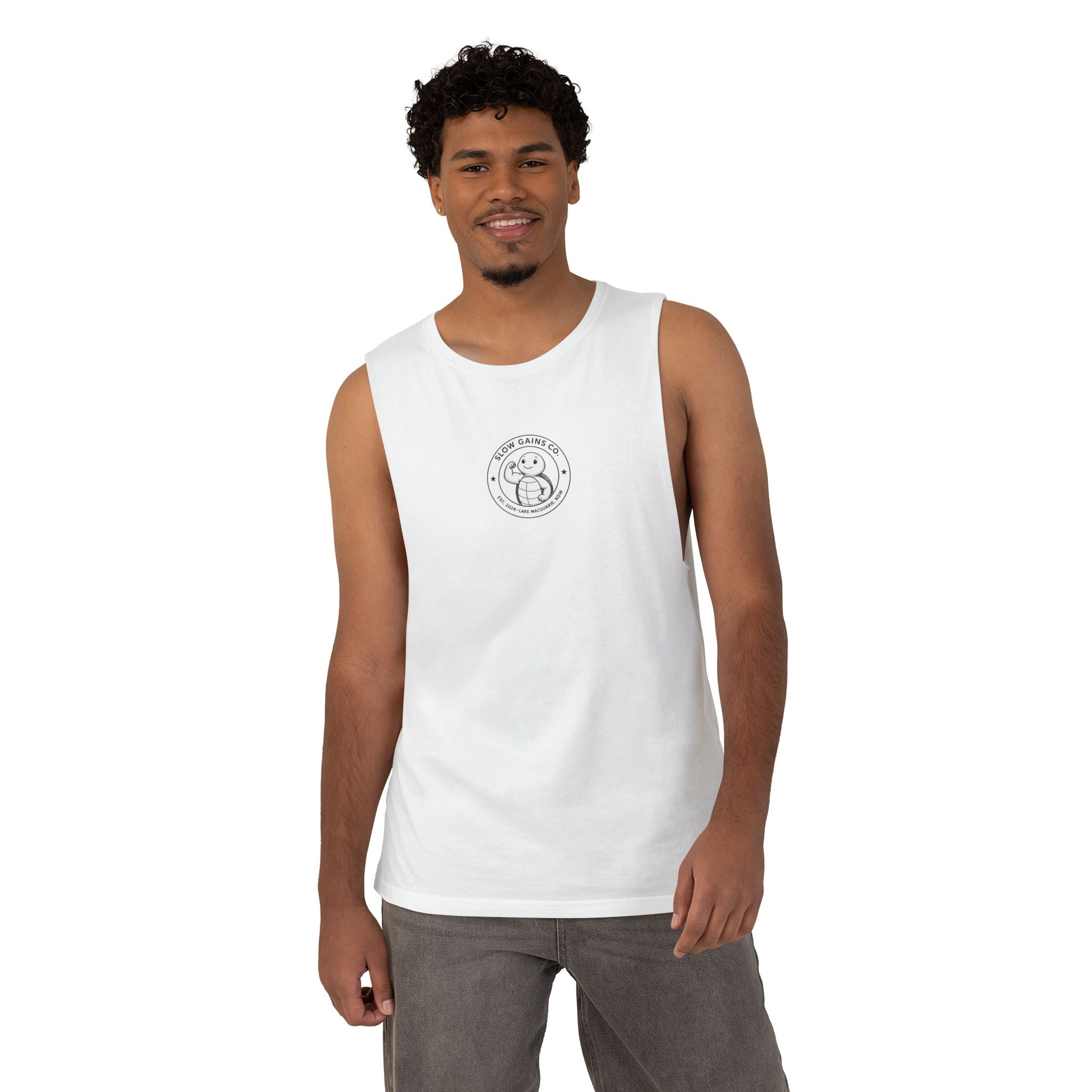 Slow Gains Co. - Lightweight Training Singlet - Logo Edition