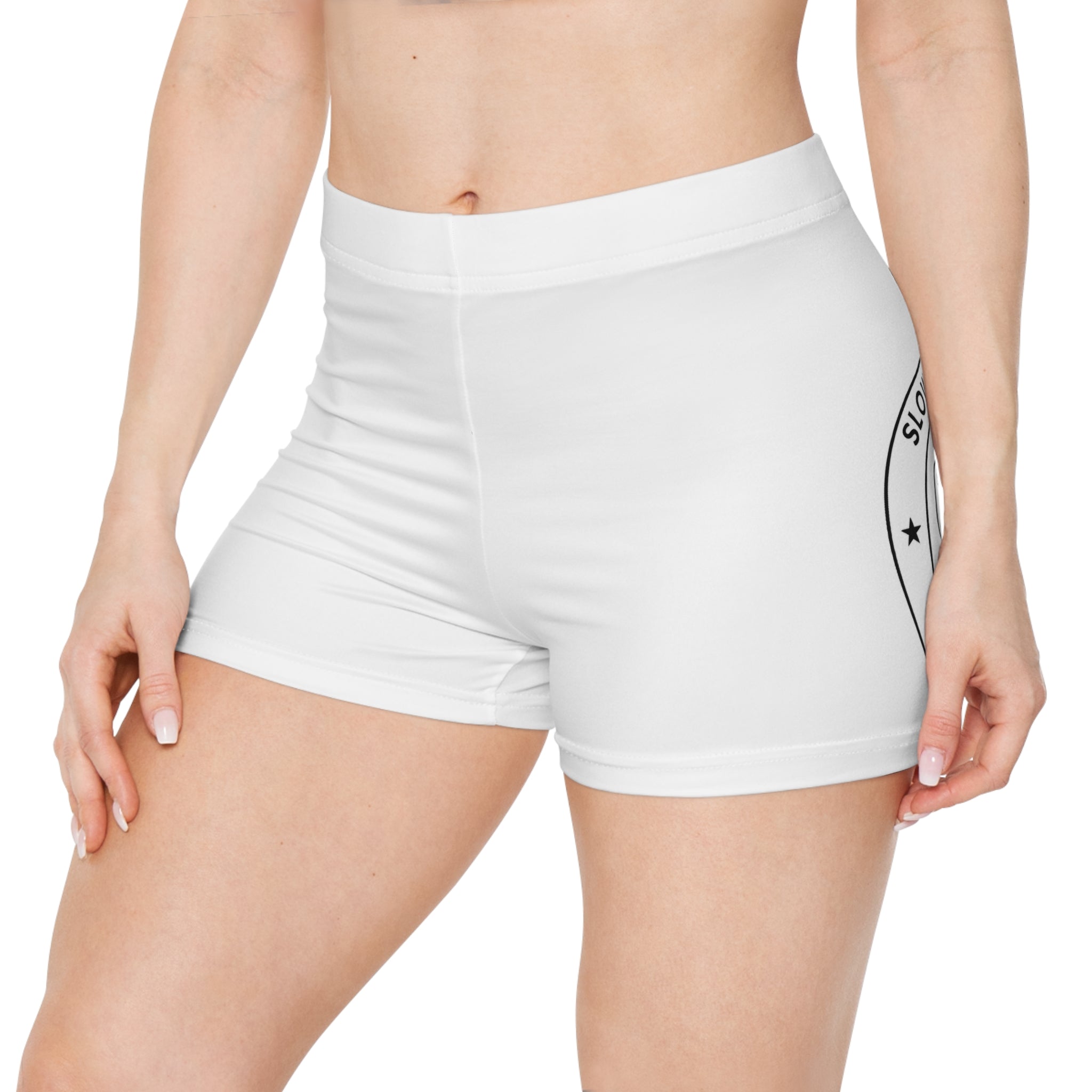 Slow Gains Co. - Women’s Gym Shorts – Logo Edition