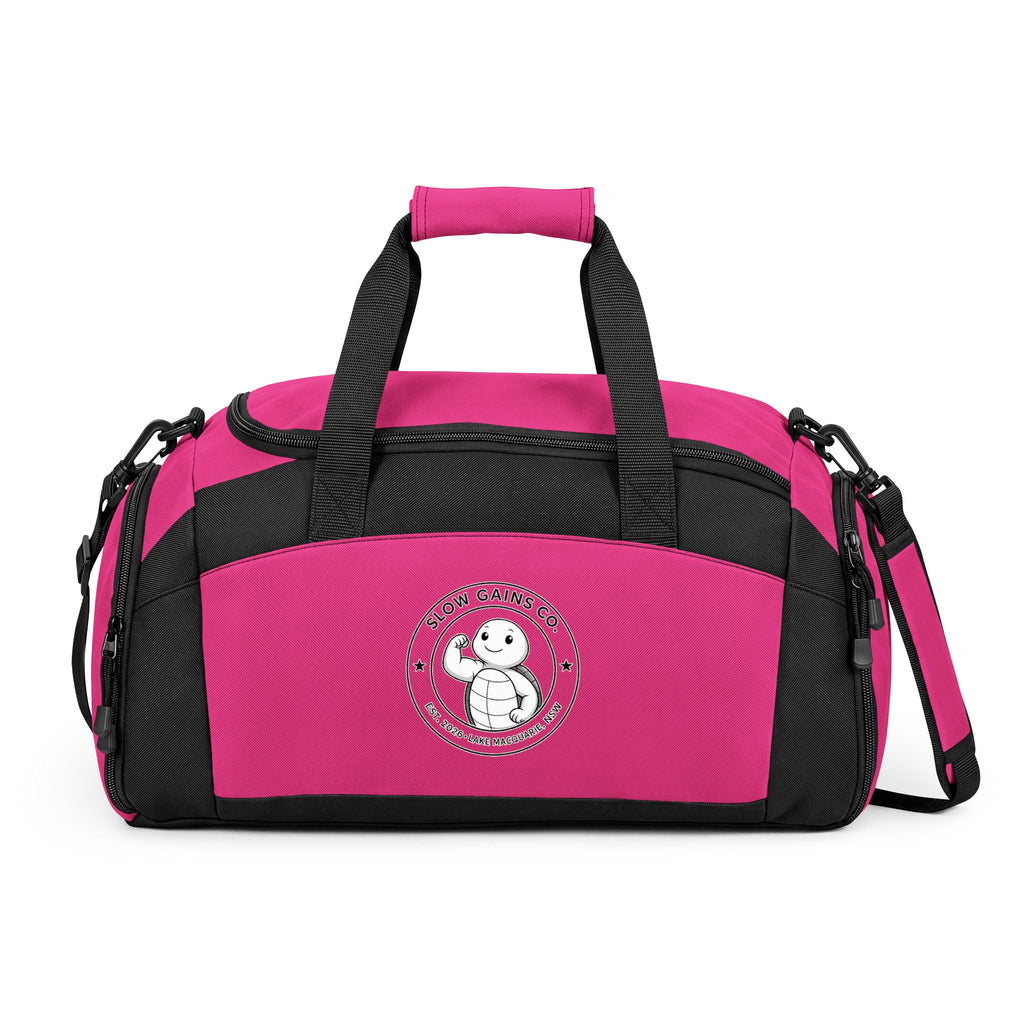 Slow Gains Co. Unisex Gym Duffel Bag – Training & Travel Edition
