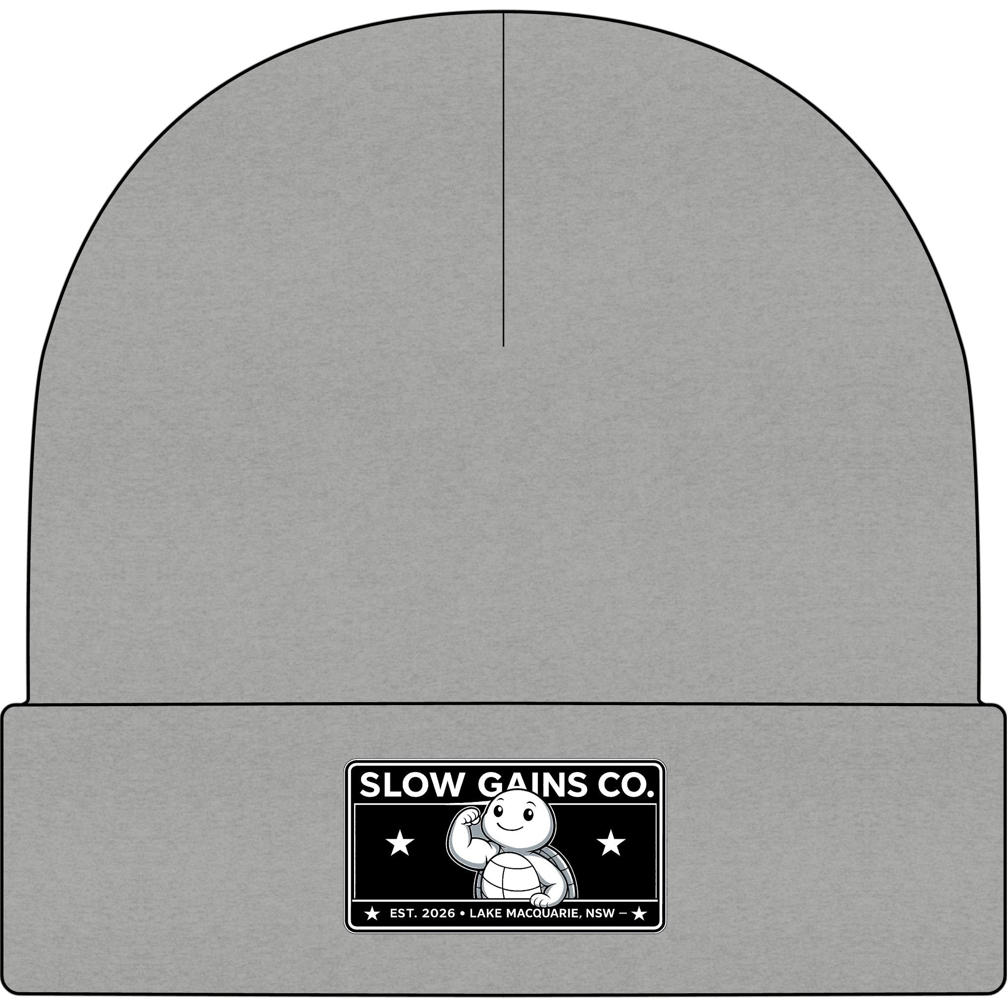 Slow Gains Co. - Unisex Ribbed Cuff Beanie – Gym & Lifestyle Wear
