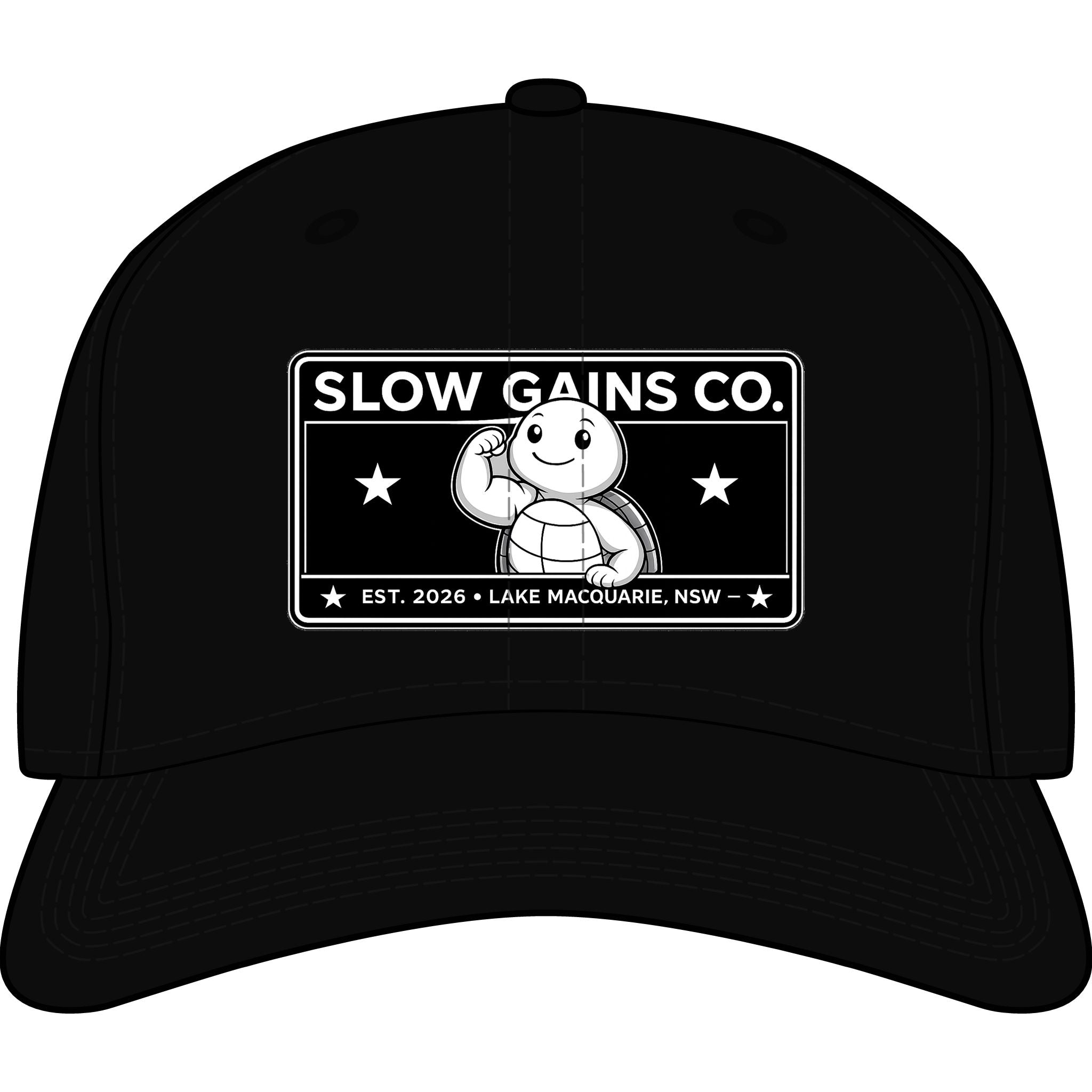 Slow Gains Co, - Unisex Adjustable Baseball Cap – Logo Edition