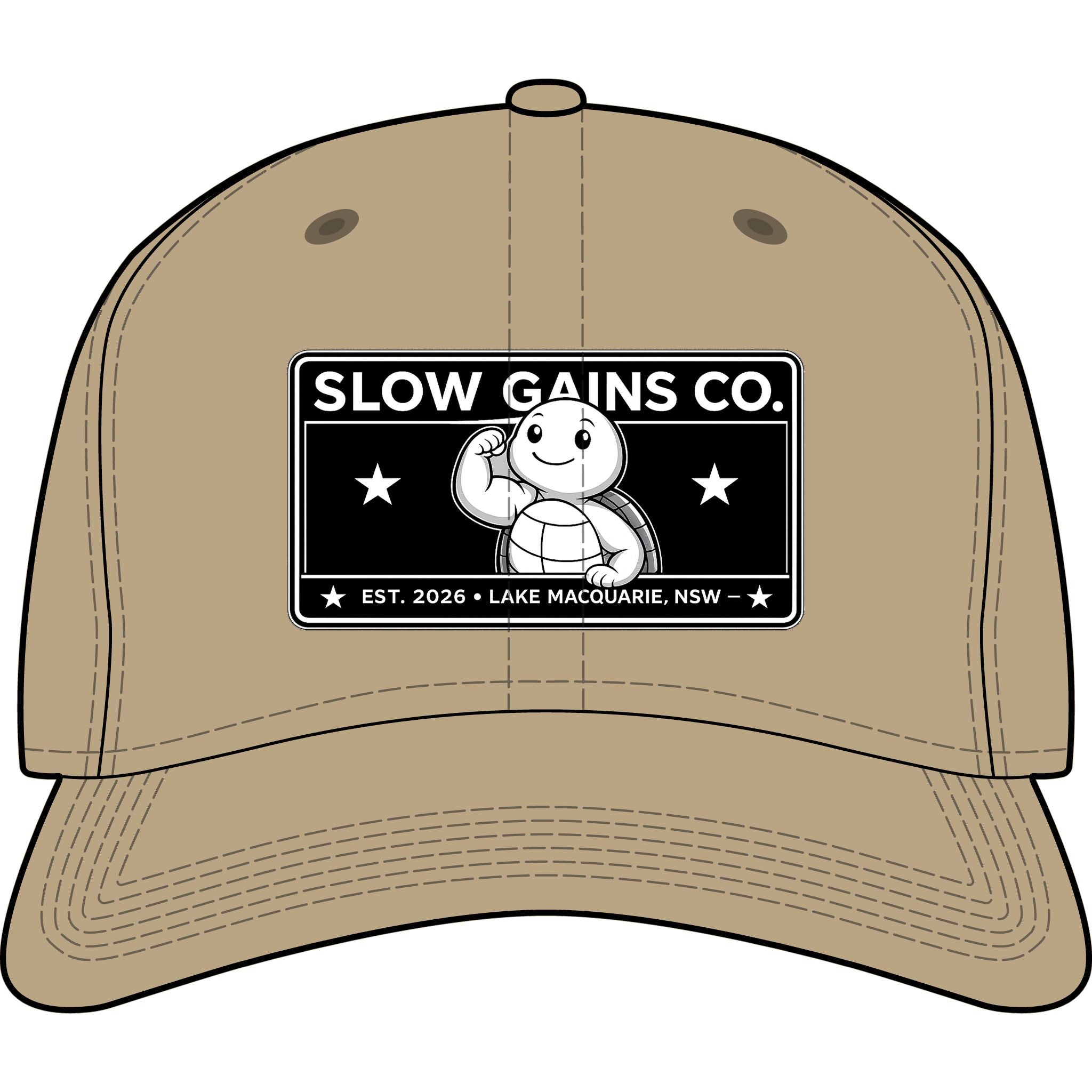 Slow Gains Co, - Unisex Adjustable Baseball Cap – Logo Edition