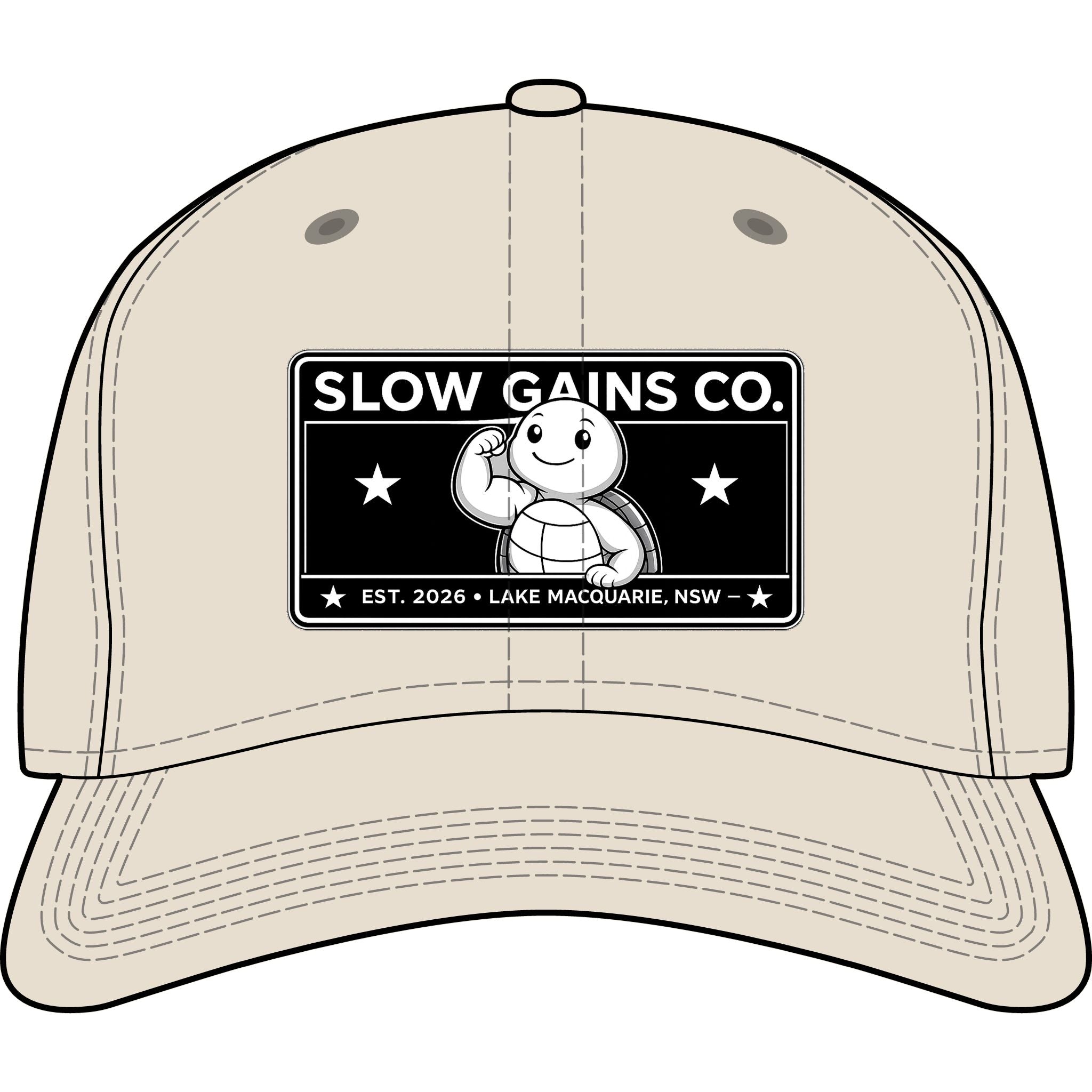 Slow Gains Co, - Unisex Adjustable Baseball Cap – Logo Edition