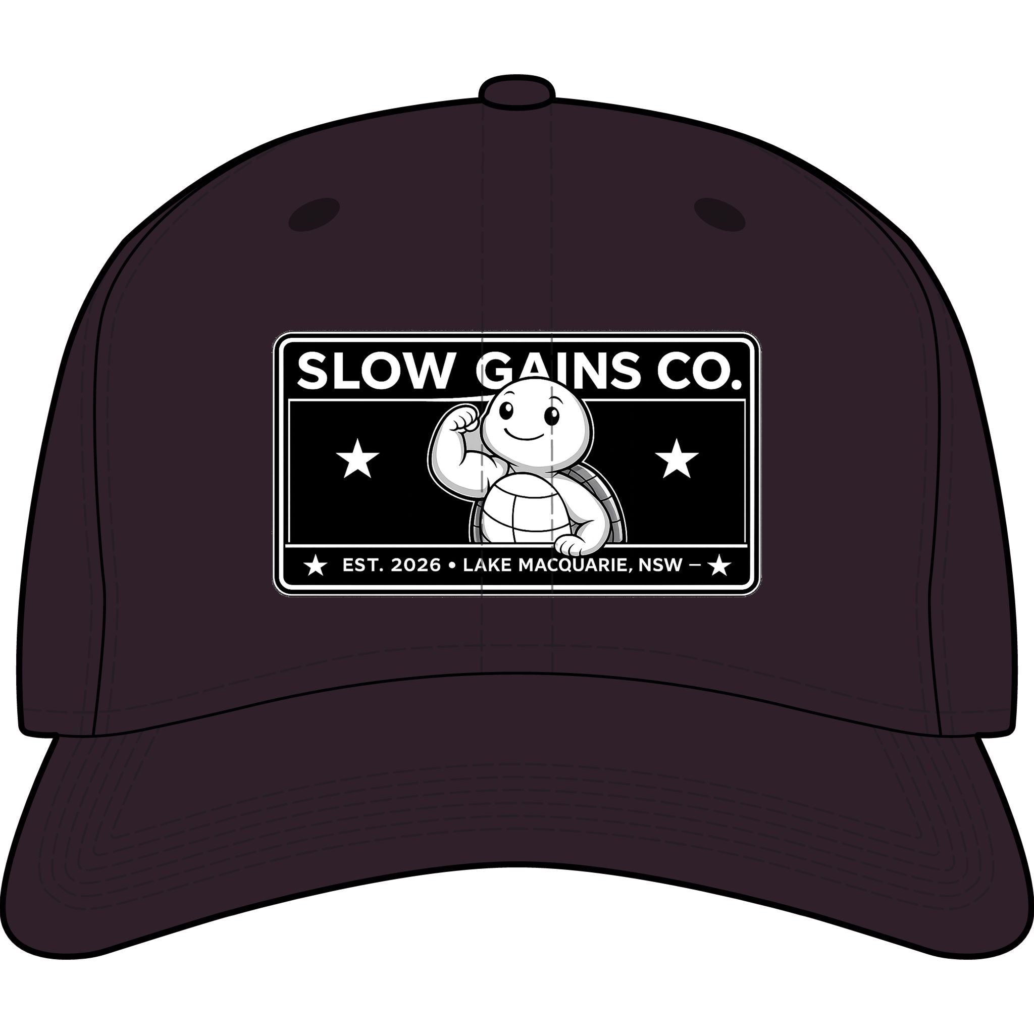 Slow Gains Co, - Unisex Adjustable Baseball Cap – Logo Edition