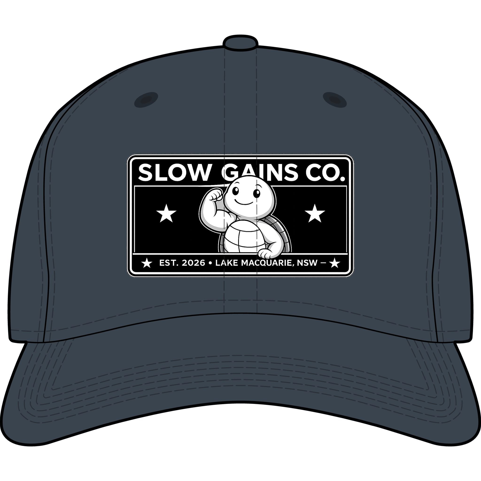 Slow Gains Co, - Unisex Adjustable Baseball Cap – Logo Edition