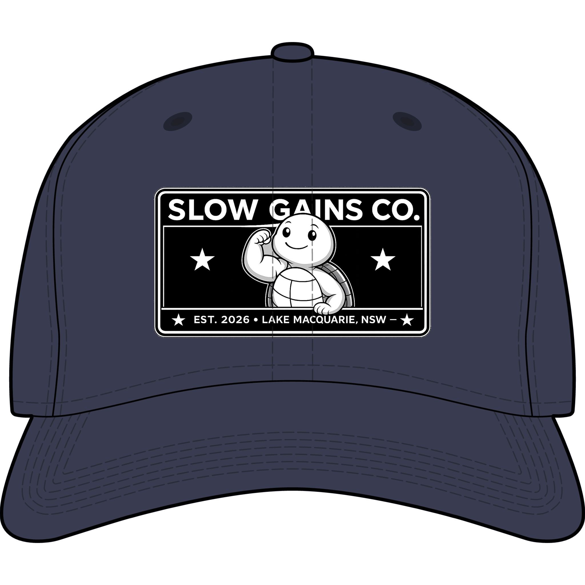 Slow Gains Co, - Unisex Adjustable Baseball Cap – Logo Edition