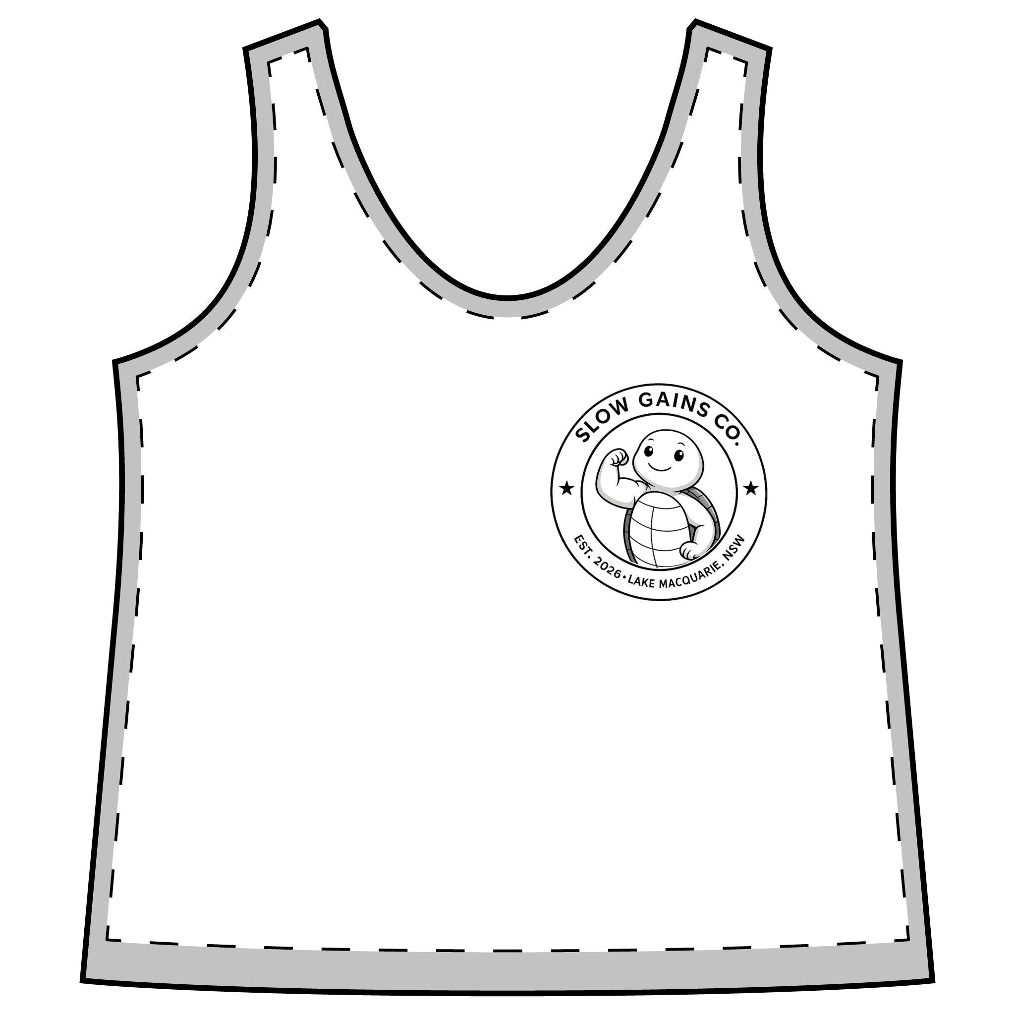 Slow Gains Co. - Women’s Moisture Wicking Racerback Gym Tank