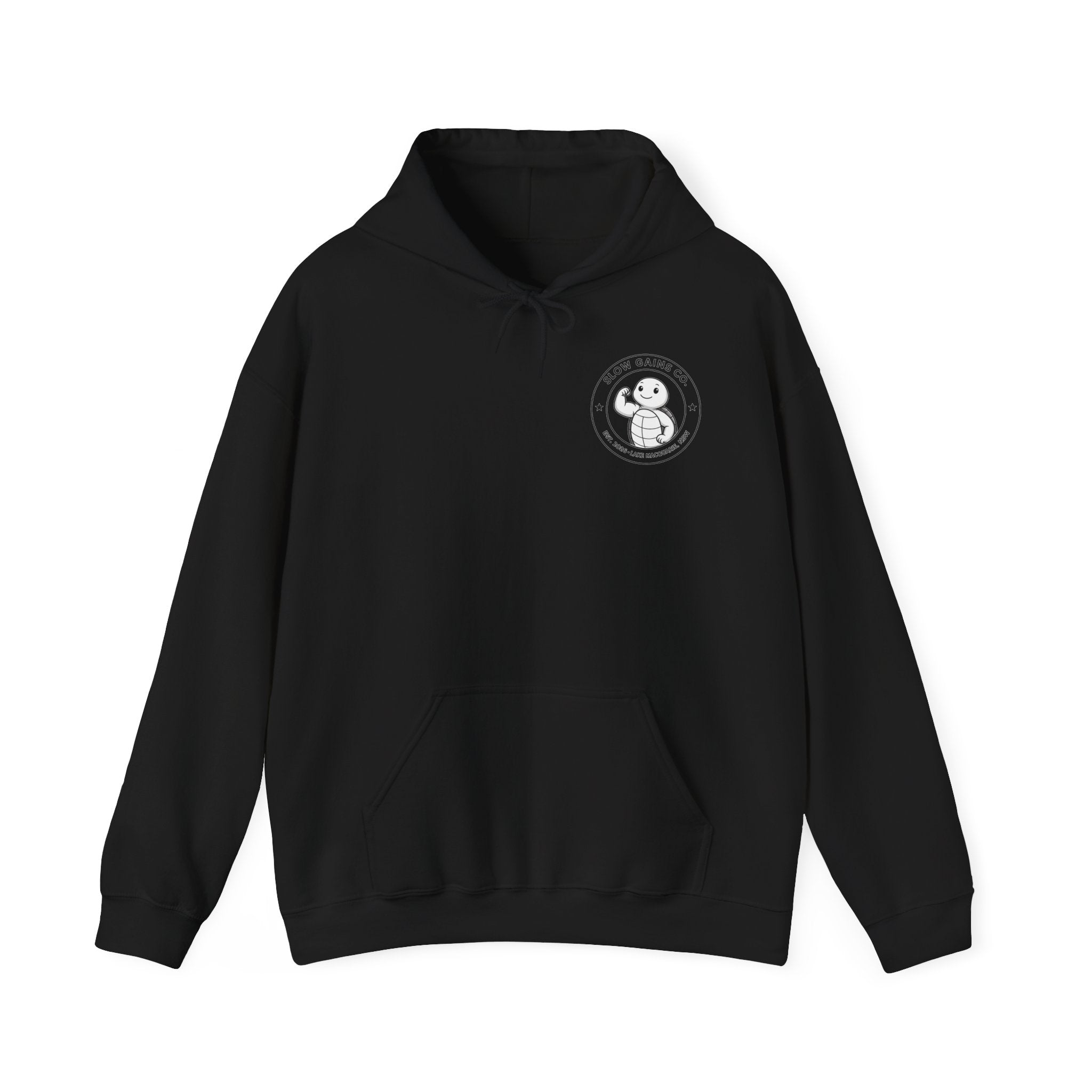 Slow Gains Co. - Gym & Lifestyle Hoodie - Logo