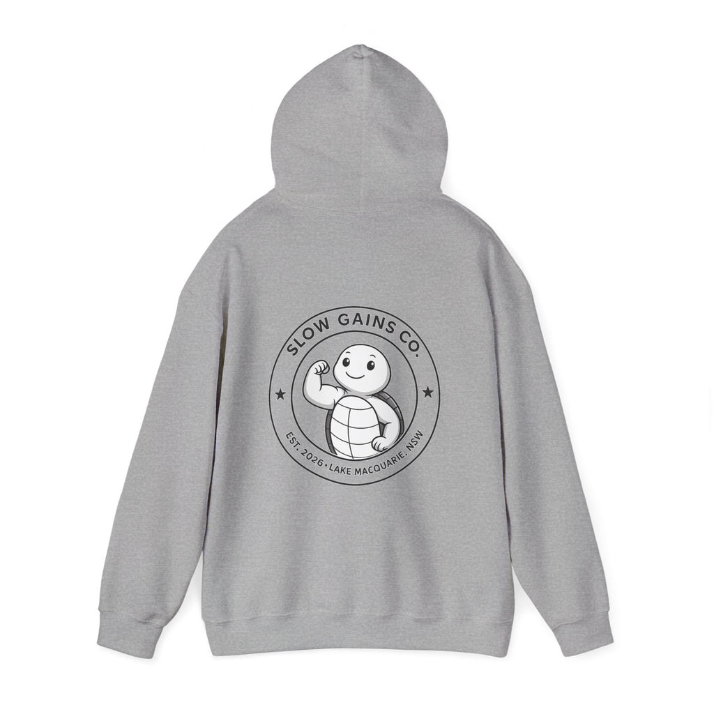 Slow Gains Co. - Gym & Lifestyle Hoodie - Logo