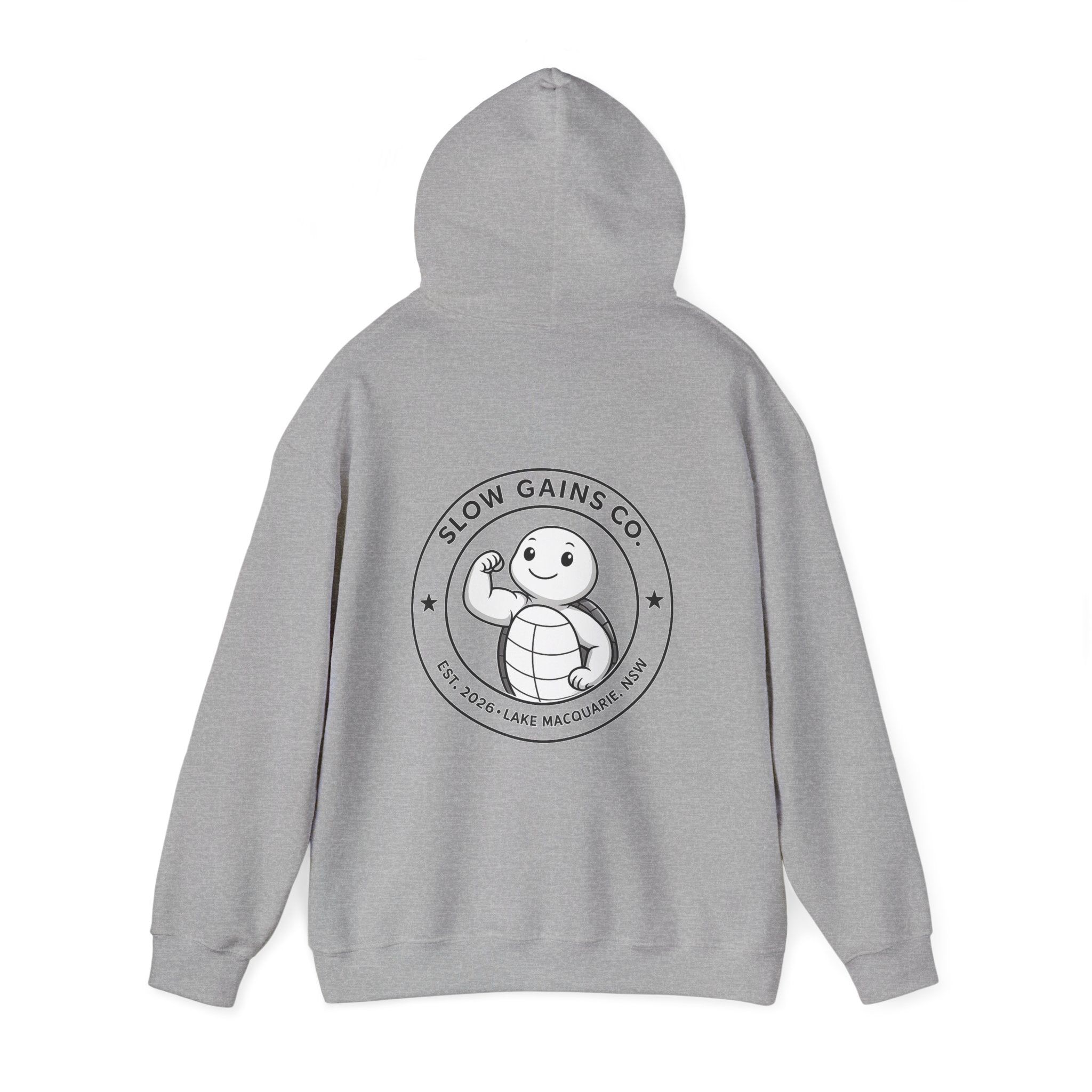 Slow Gains Co. - Gym & Lifestyle Hoodie - Logo