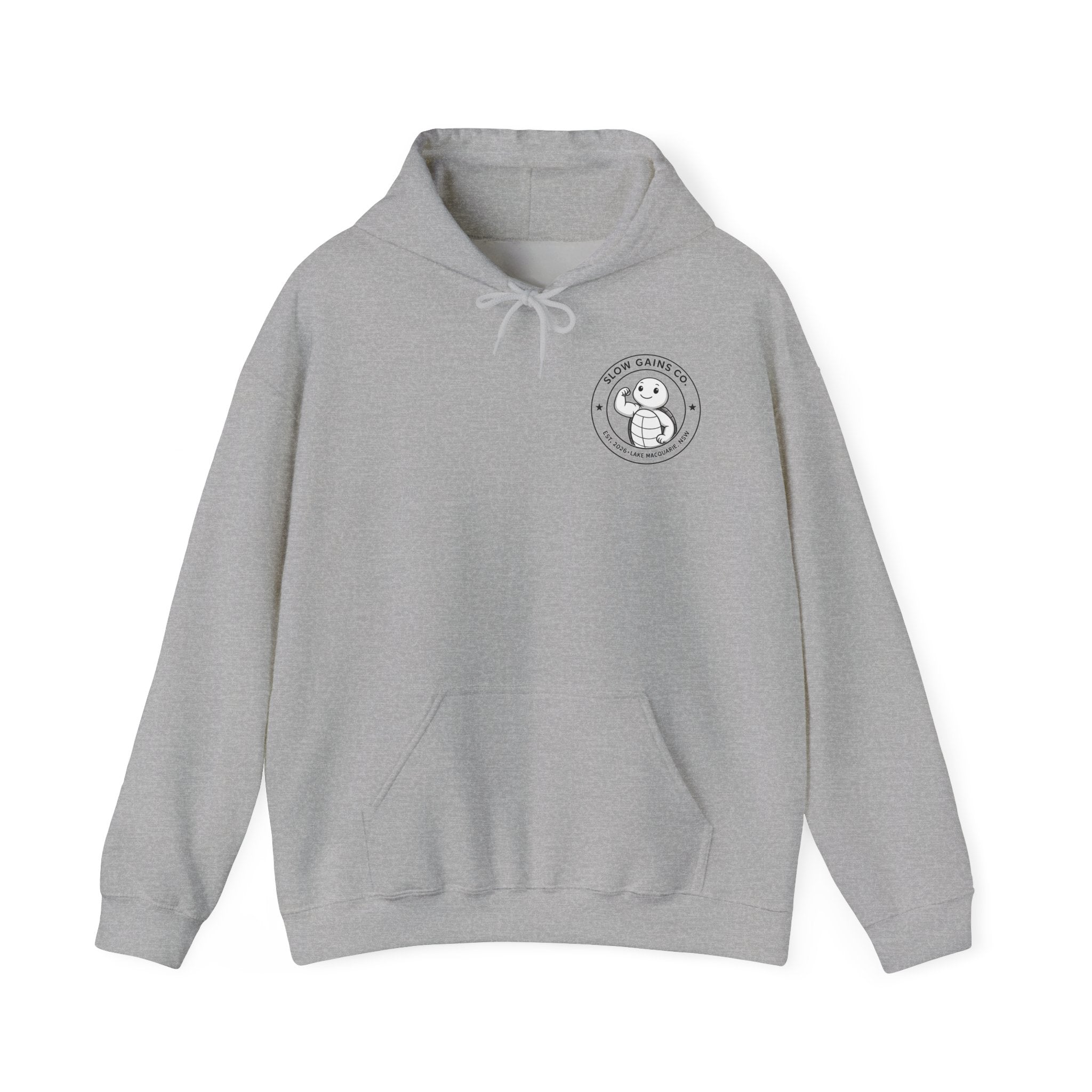 Slow Gains Co. - Gym & Lifestyle Hoodie - Logo