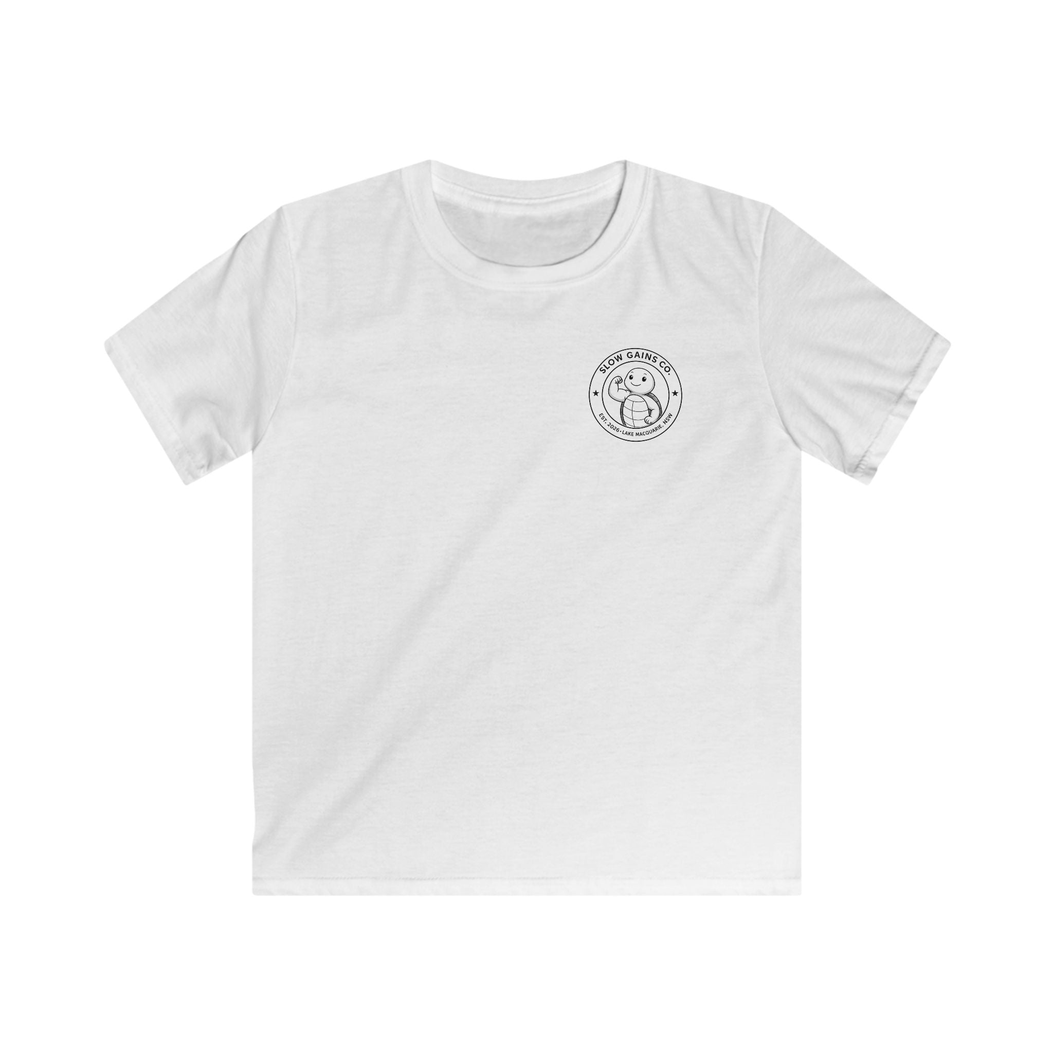 Slow Gains Co. - Kids Gym & Lifestyle T-Shirt – Logo Edition
