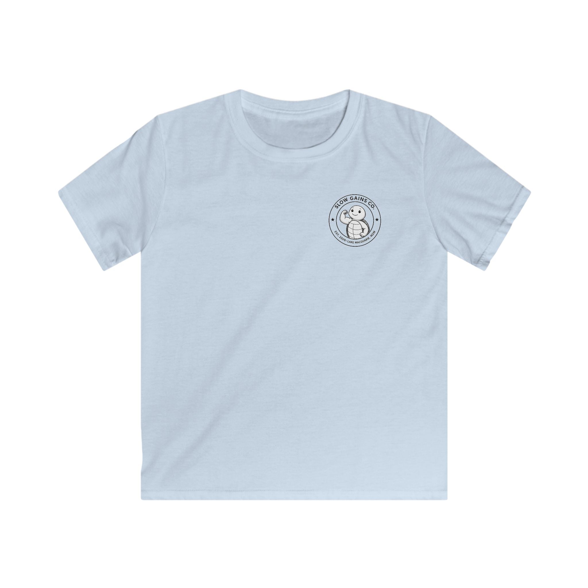 Slow Gains Co. - Kids Gym & Lifestyle T-Shirt – Logo Edition