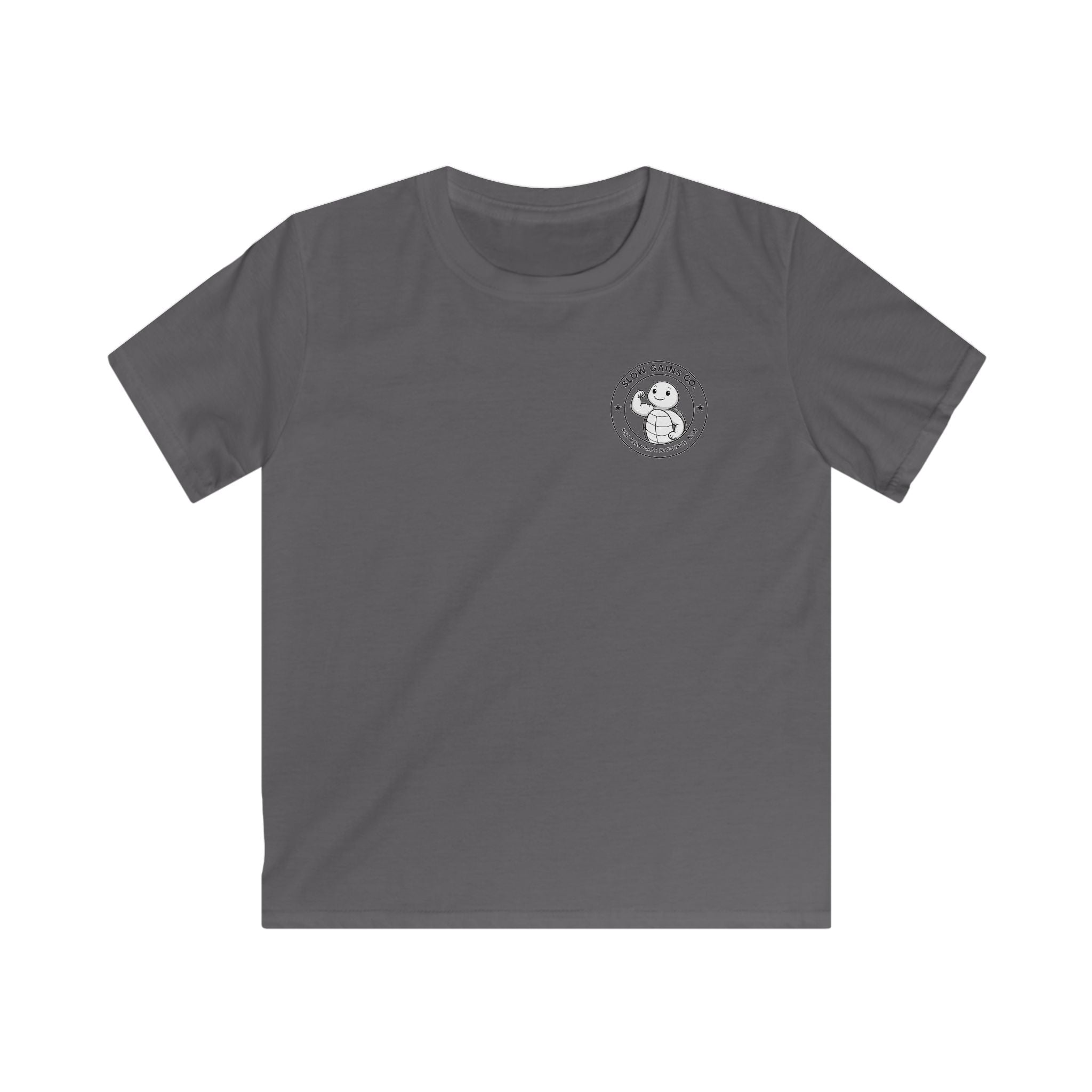 Slow Gains Co. - Kids Gym & Lifestyle T-Shirt – Logo Edition