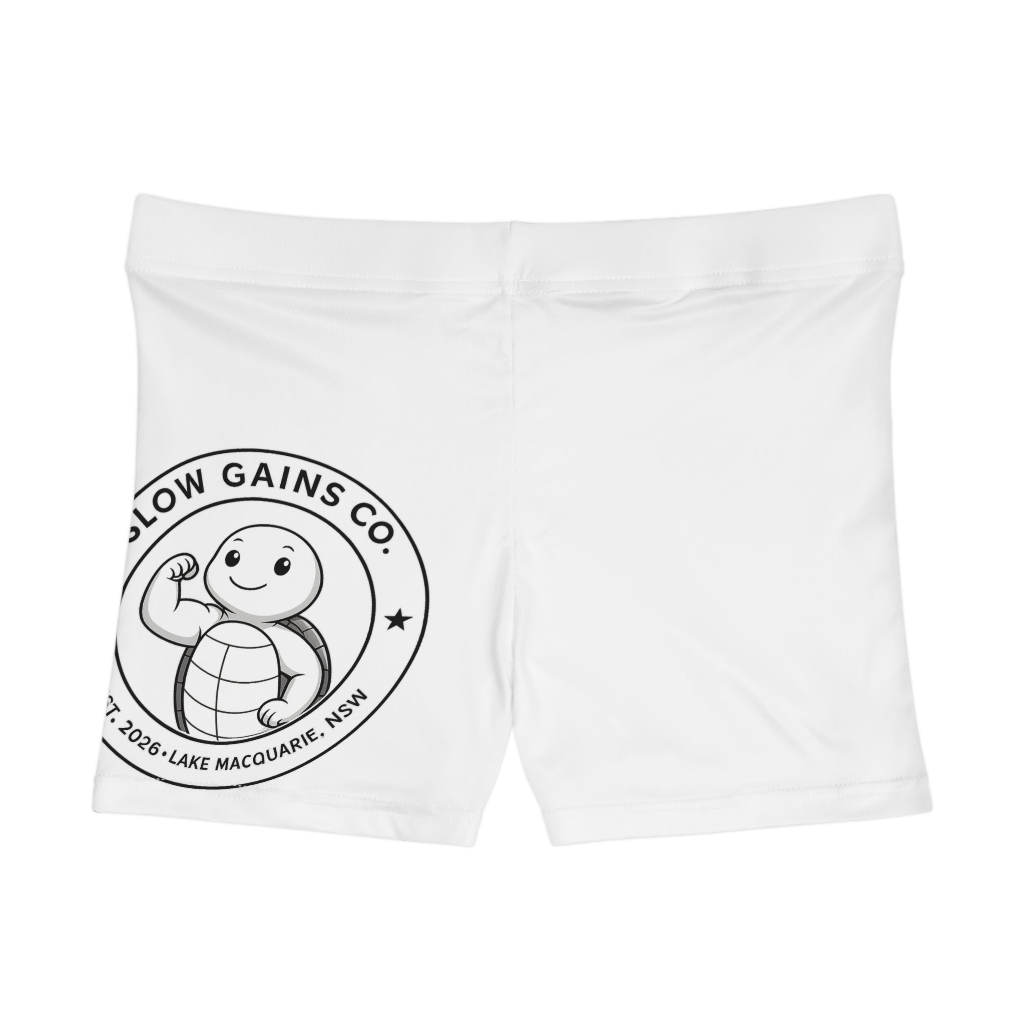 Slow Gains Co. - Women’s Gym Shorts – Logo Edition