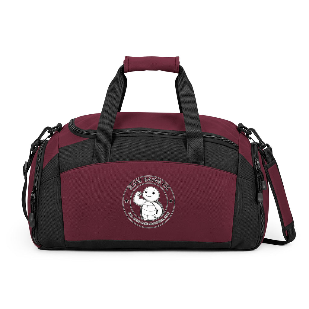 Slow Gains Co. Unisex Gym Duffel Bag – Training & Travel Edition