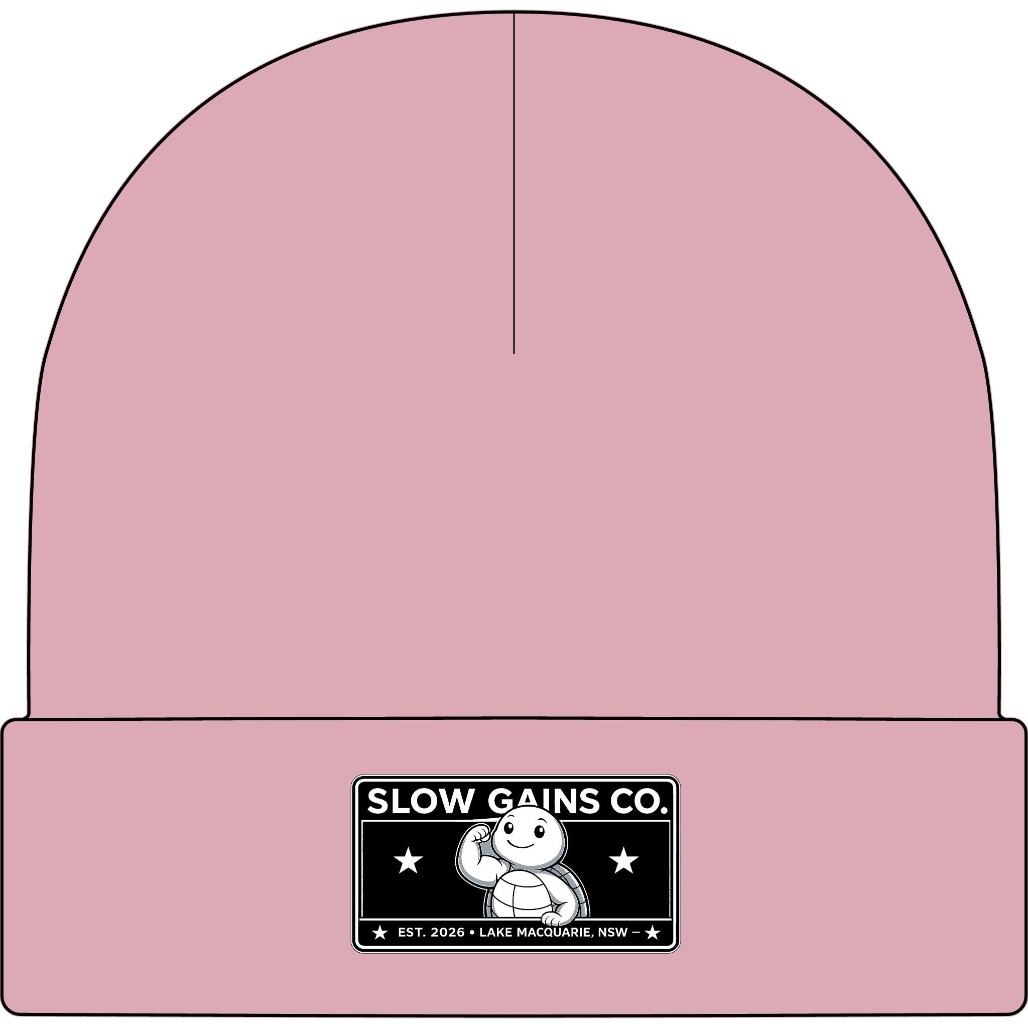 Slow Gains Co. - Unisex Ribbed Cuff Beanie – Gym & Lifestyle Wear