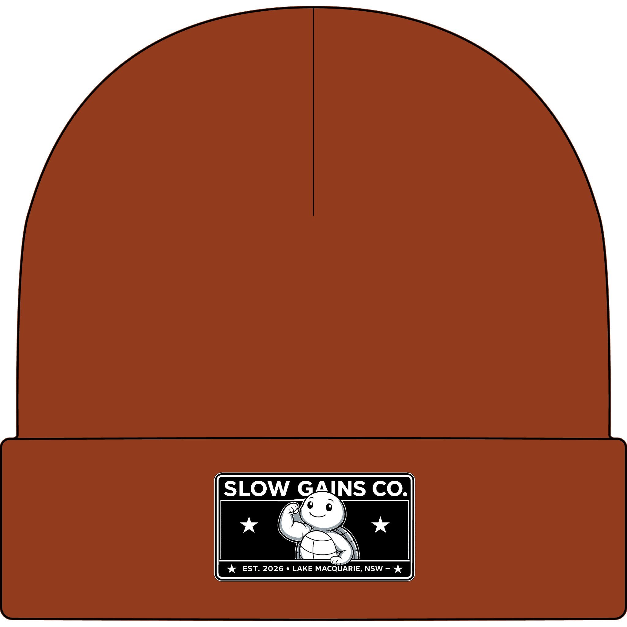 Slow Gains Co. - Unisex Ribbed Cuff Beanie – Gym & Lifestyle Wear