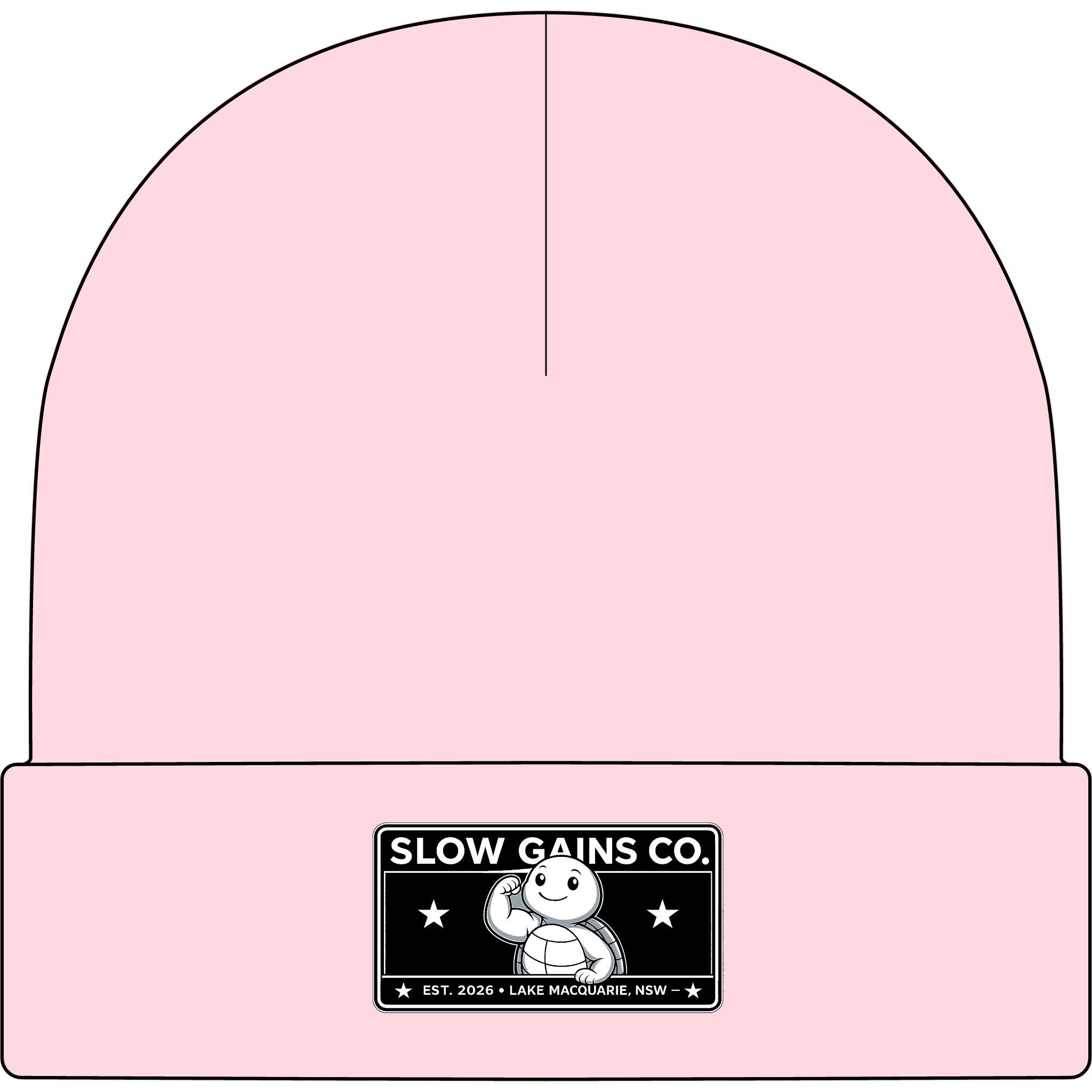 Slow Gains Co. - Unisex Ribbed Cuff Beanie – Gym & Lifestyle Wear