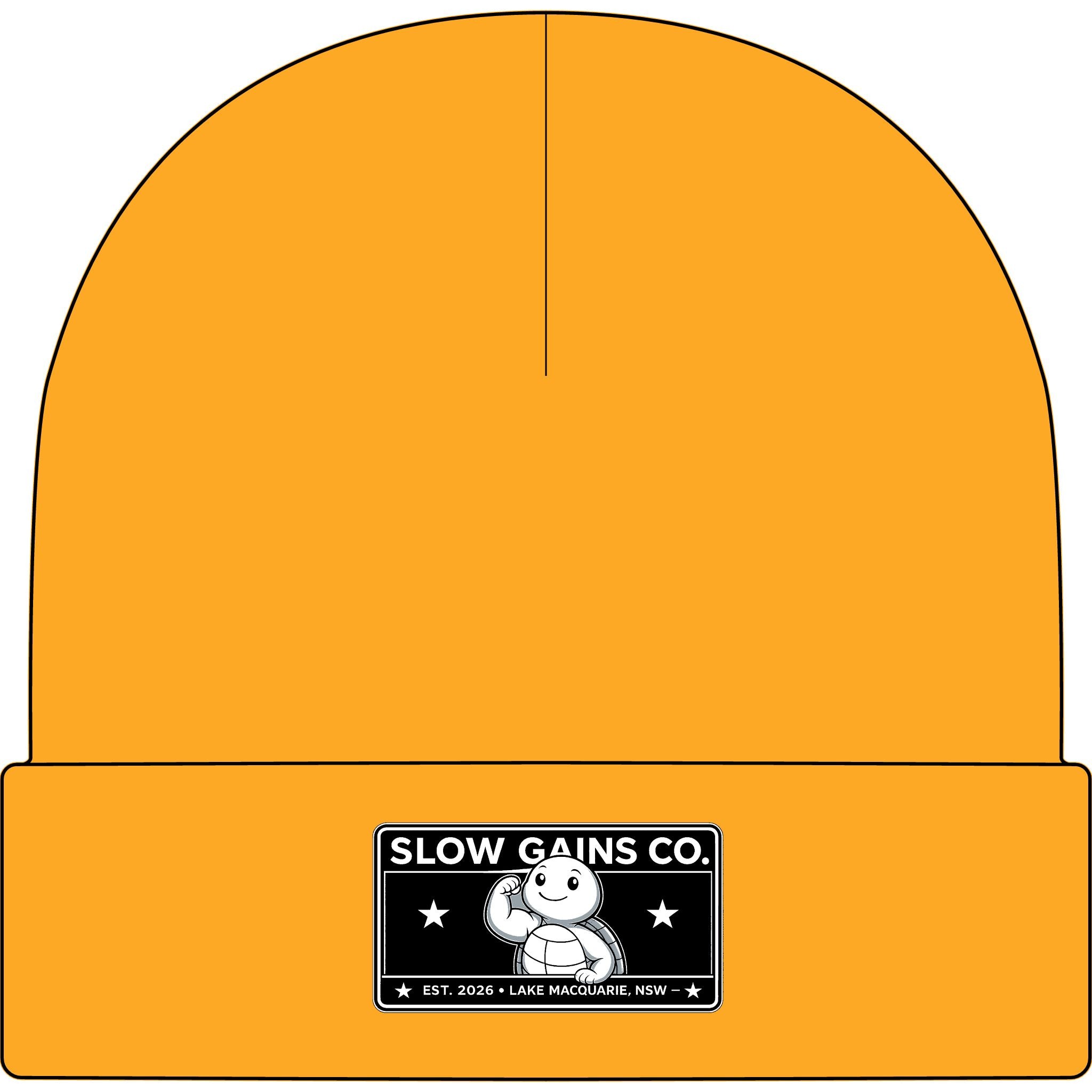 Slow Gains Co. - Unisex Ribbed Cuff Beanie – Gym & Lifestyle Wear