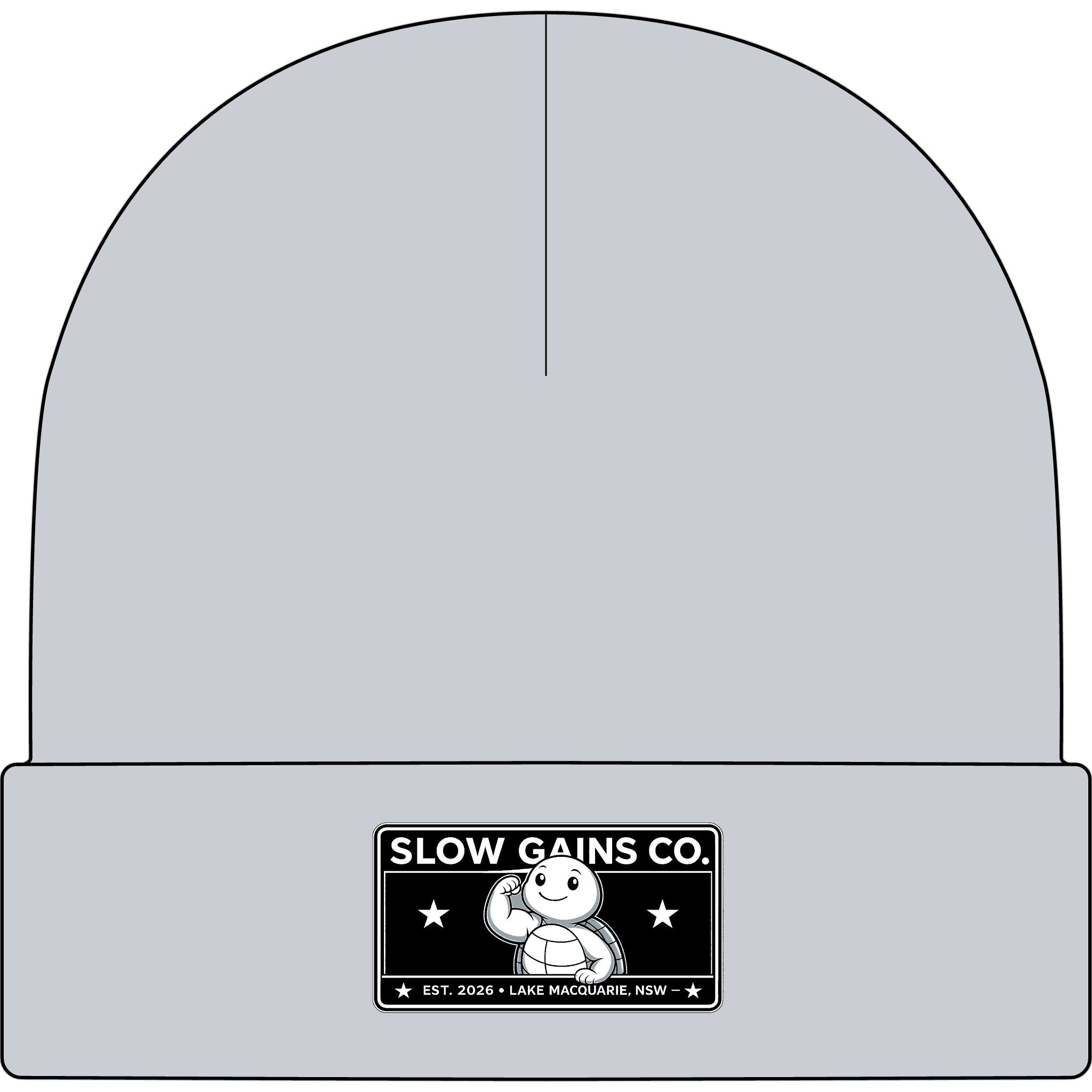 Slow Gains Co. - Unisex Ribbed Cuff Beanie – Gym & Lifestyle Wear