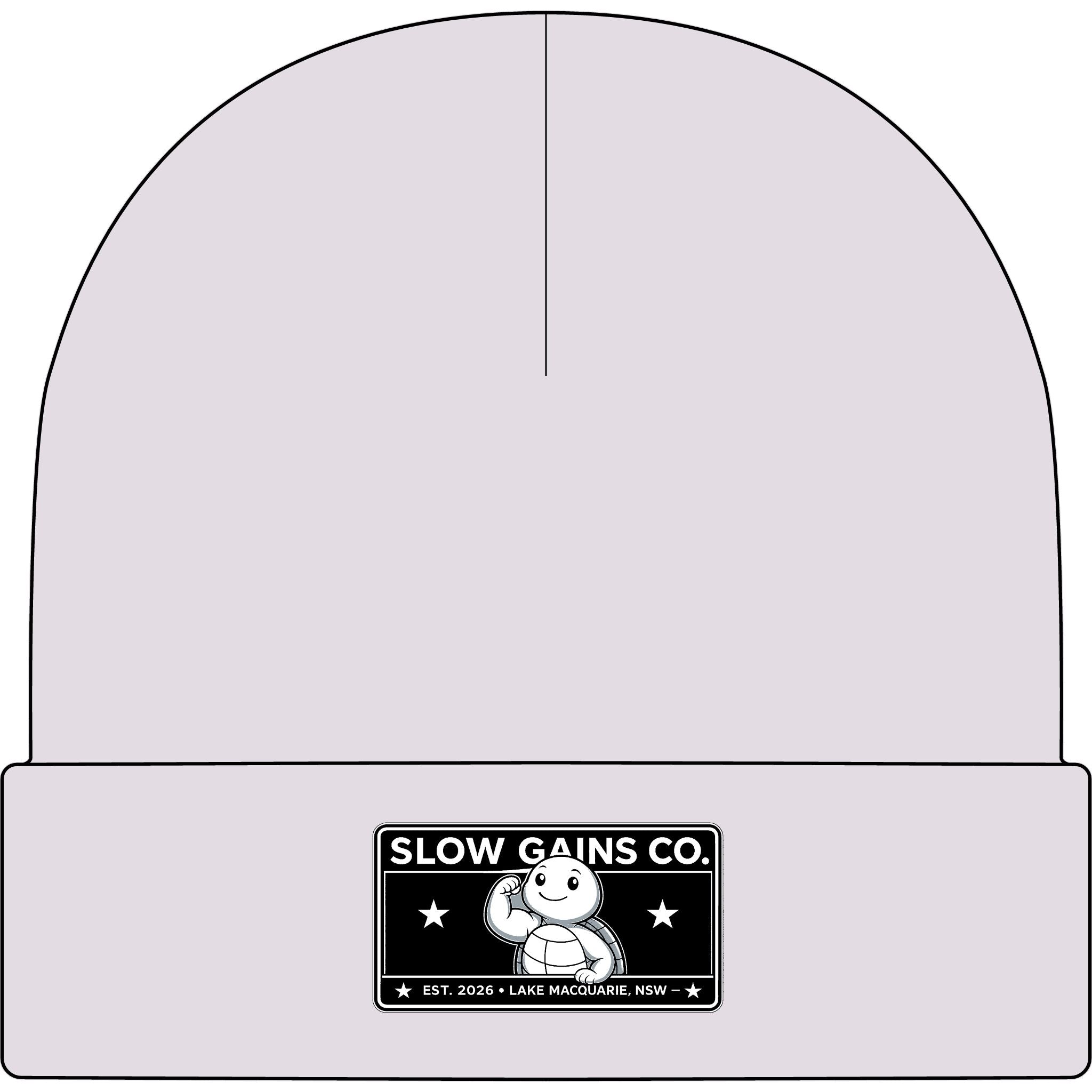 Slow Gains Co. - Unisex Ribbed Cuff Beanie – Gym & Lifestyle Wear