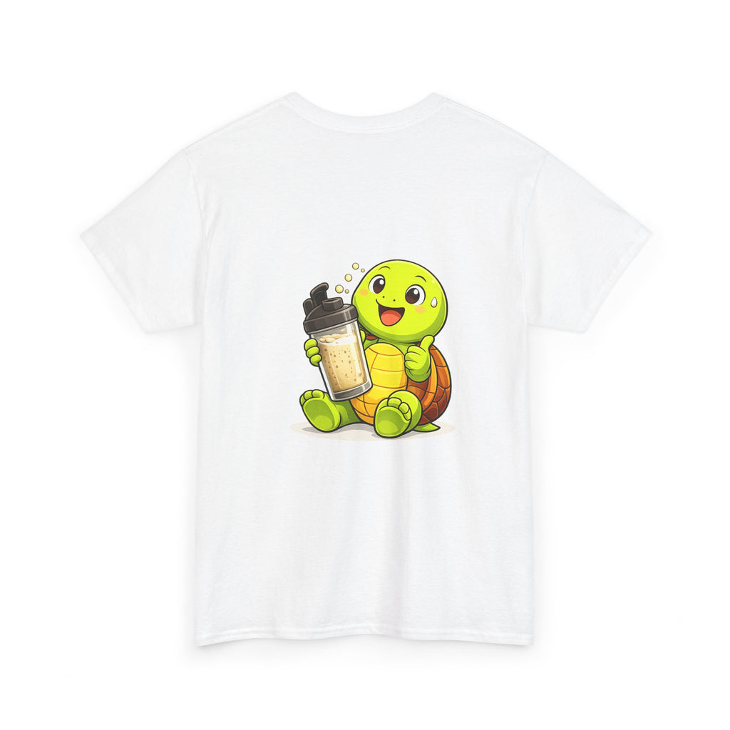 Slow Gains Co Turtle Gym T-Shirt – Casual Fitness Tee - Recovery